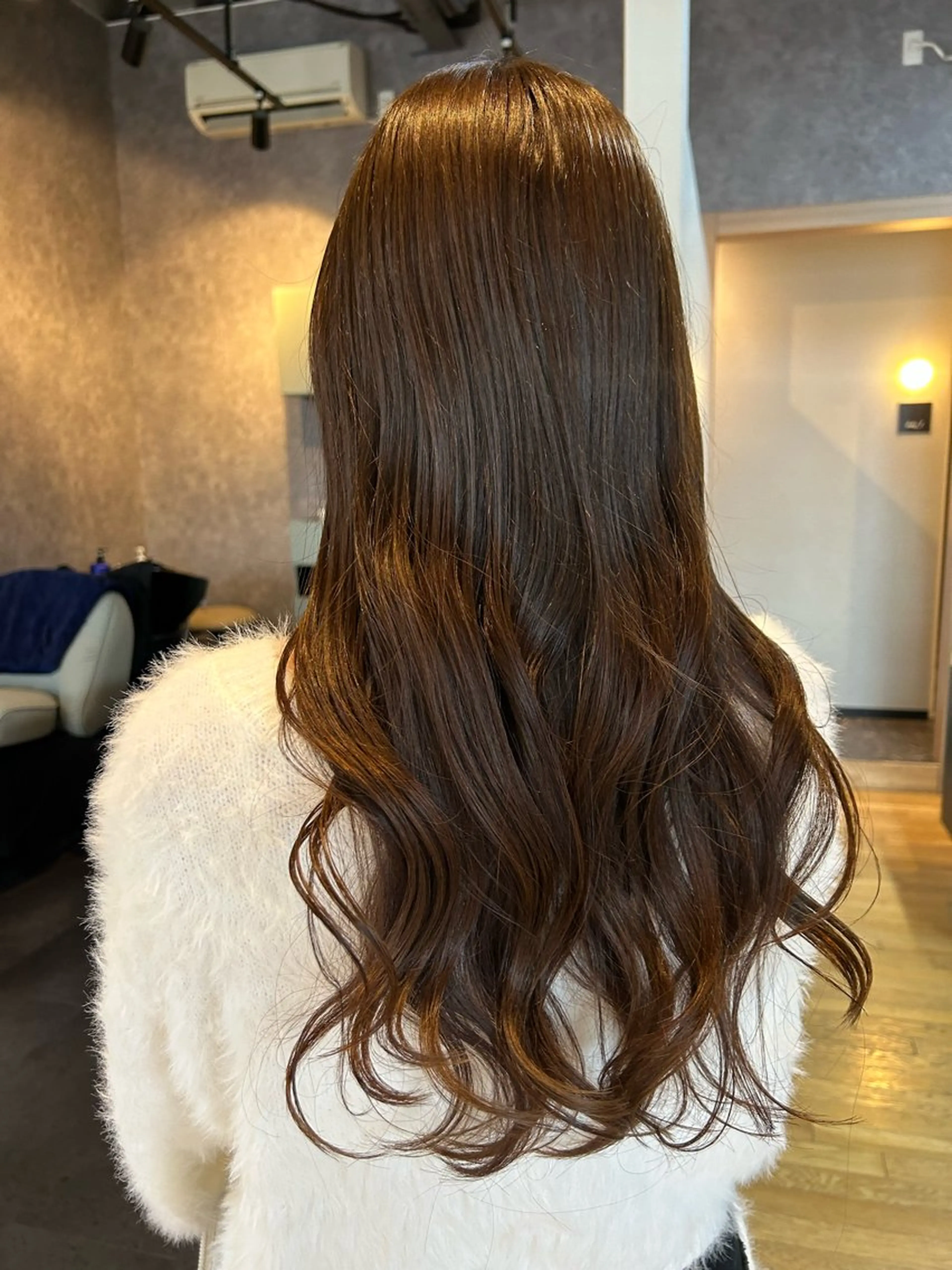 ロング ヘアカラー トリートメント レディース特化/ 前橋/よしかわあんみのヘアスタイル