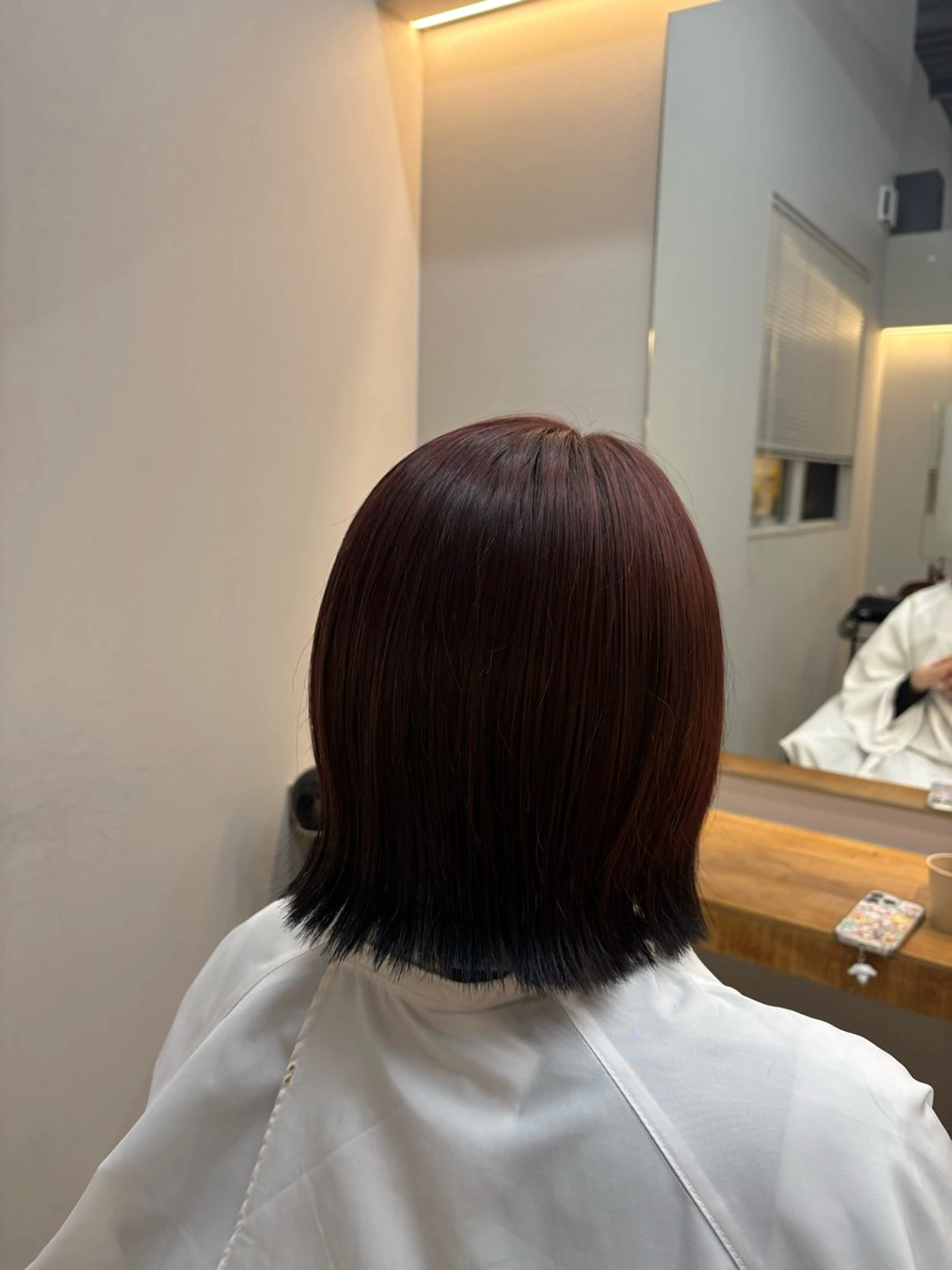 ショート カラー ブリーチ ブリーチなしカラー 上野 桜果のヘアスタイル