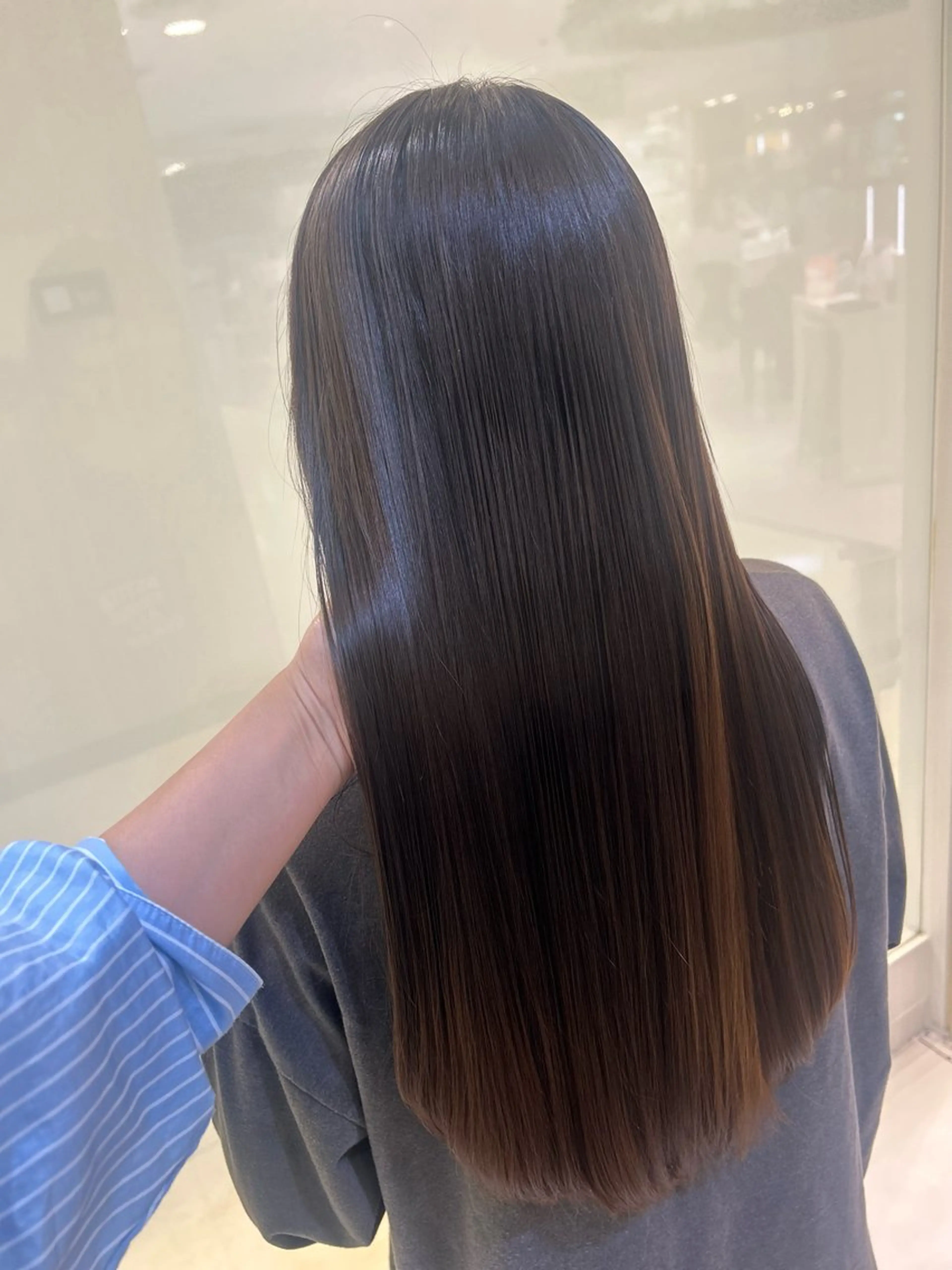 ロング 縮毛矯正/髪質改善/ 艶髪ササキナツミのヘアスタイル