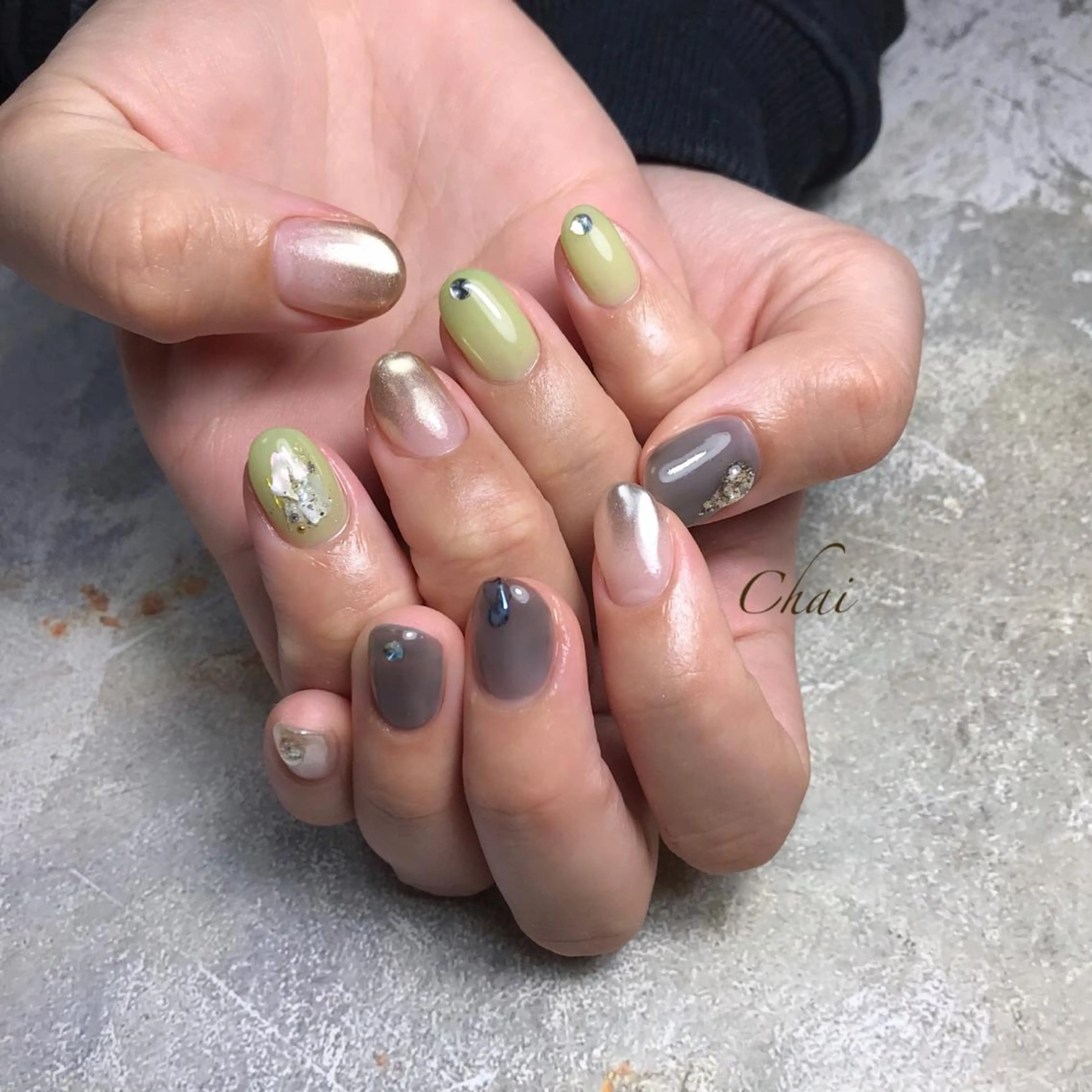 ネイル ハンドネイル 💅chainail _aiのネイルデザイン