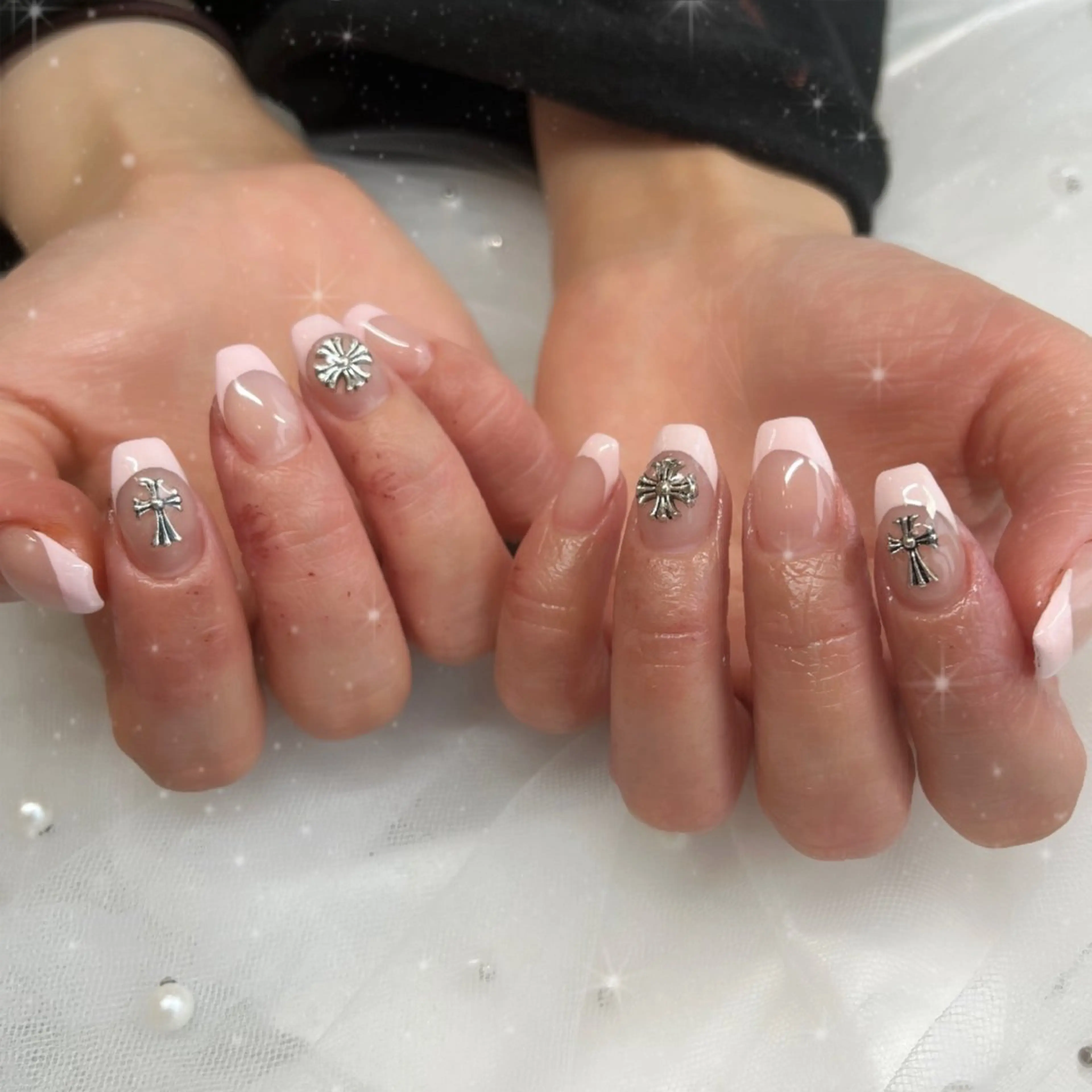 ネイル フレンチネイル ハンドネイル BlueDaisy 栄本店のネイルデザイン