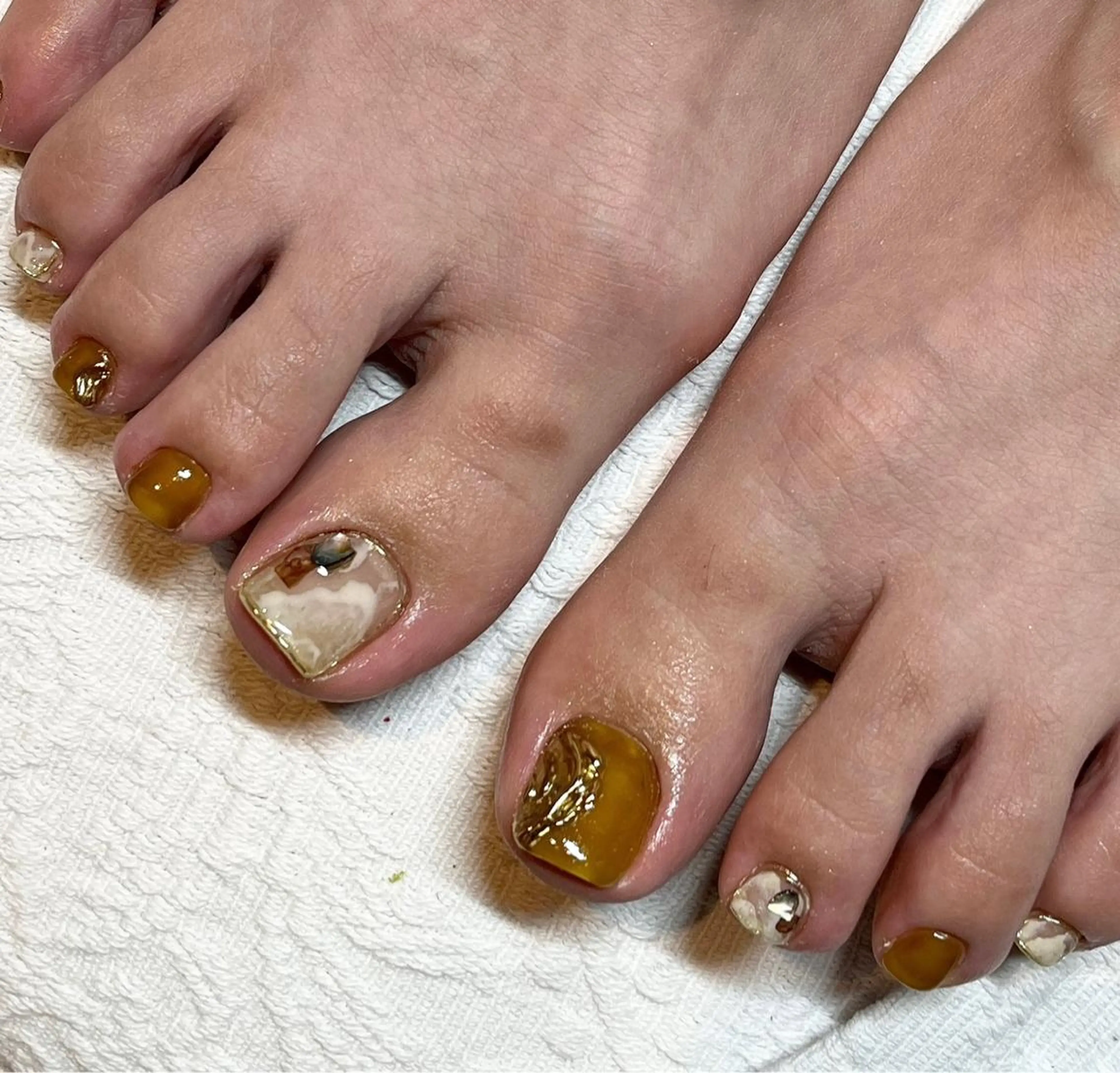 ネイル フットネイル フリーランス¨̮⃝ ネイリストOKADAのネイルデザイン