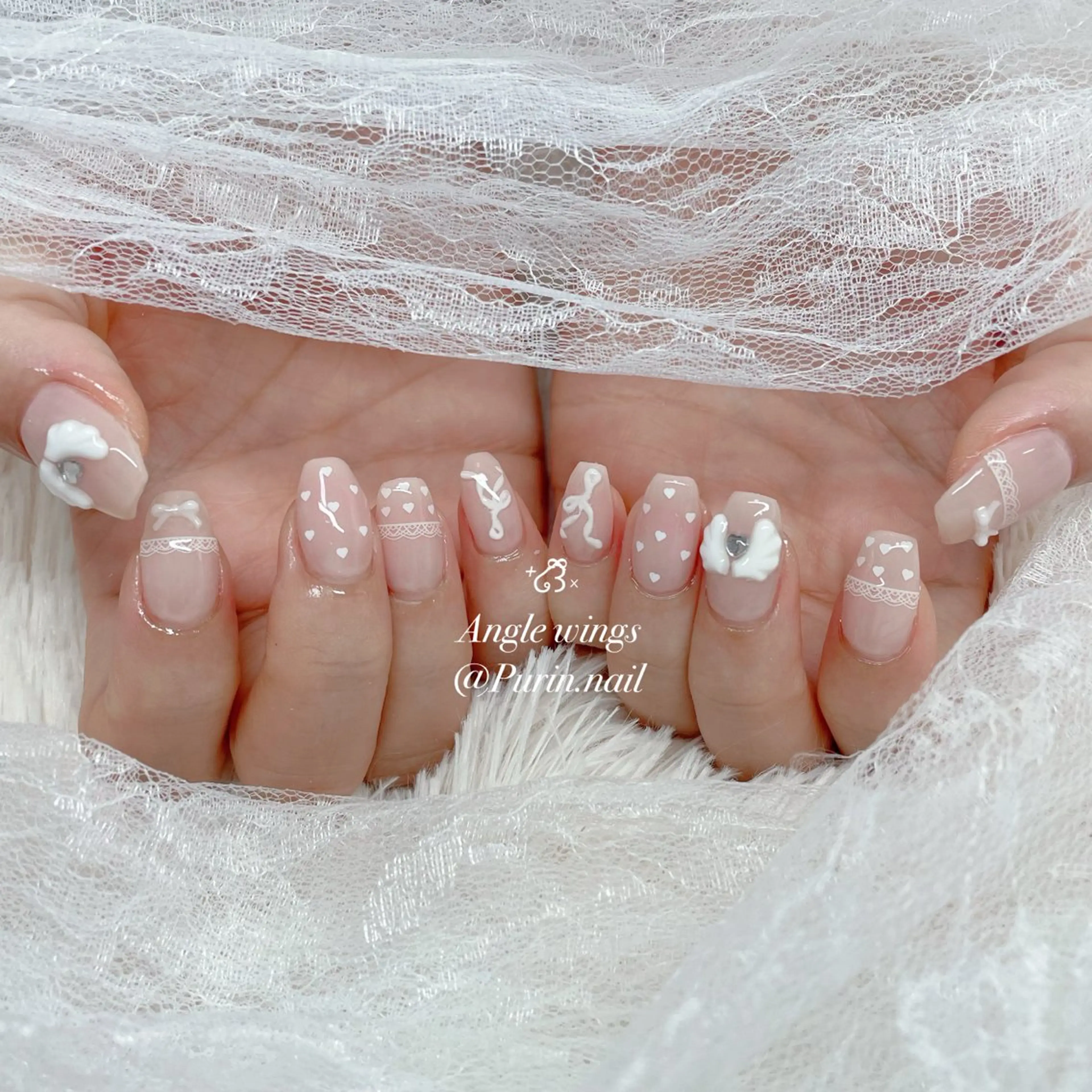 ネイル ハンドネイル Nails by Purin🍮のネイルデザイン