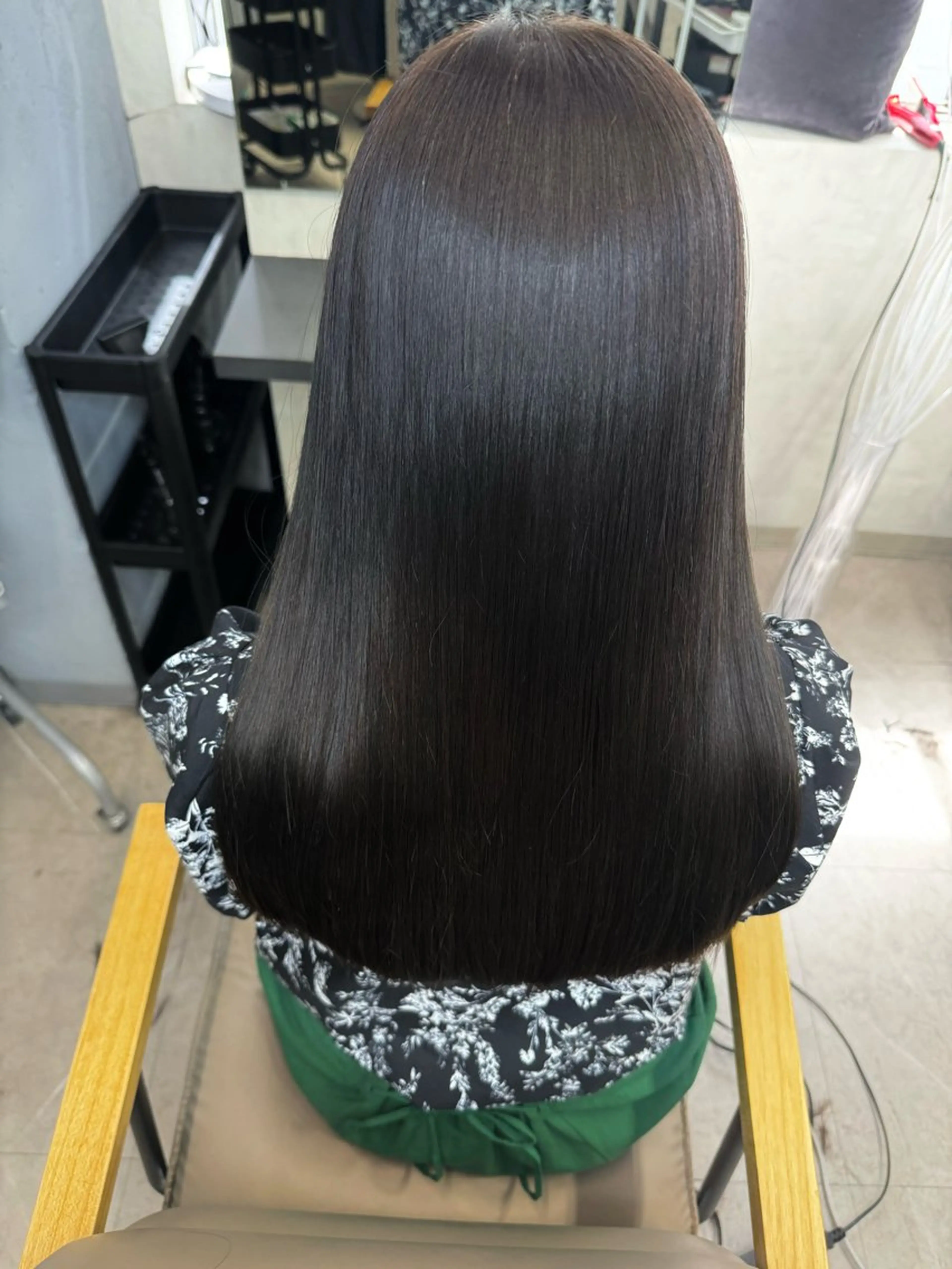 ロング 縮毛矯正/髪質改善 韓国風/MIKIYAのヘアスタイル