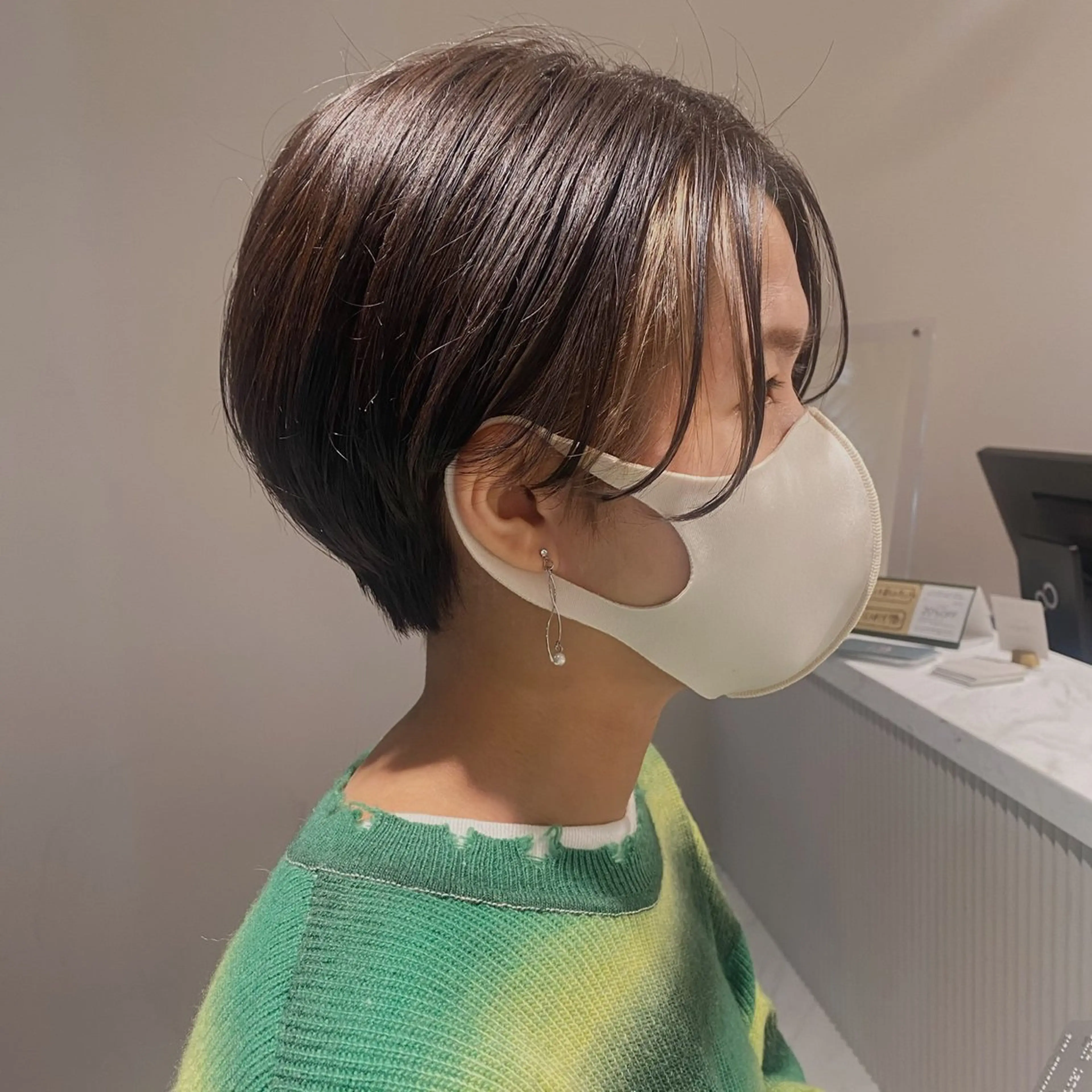 ショート ハンサムショート ショートヘア 村山 莉沙のヘアスタイル