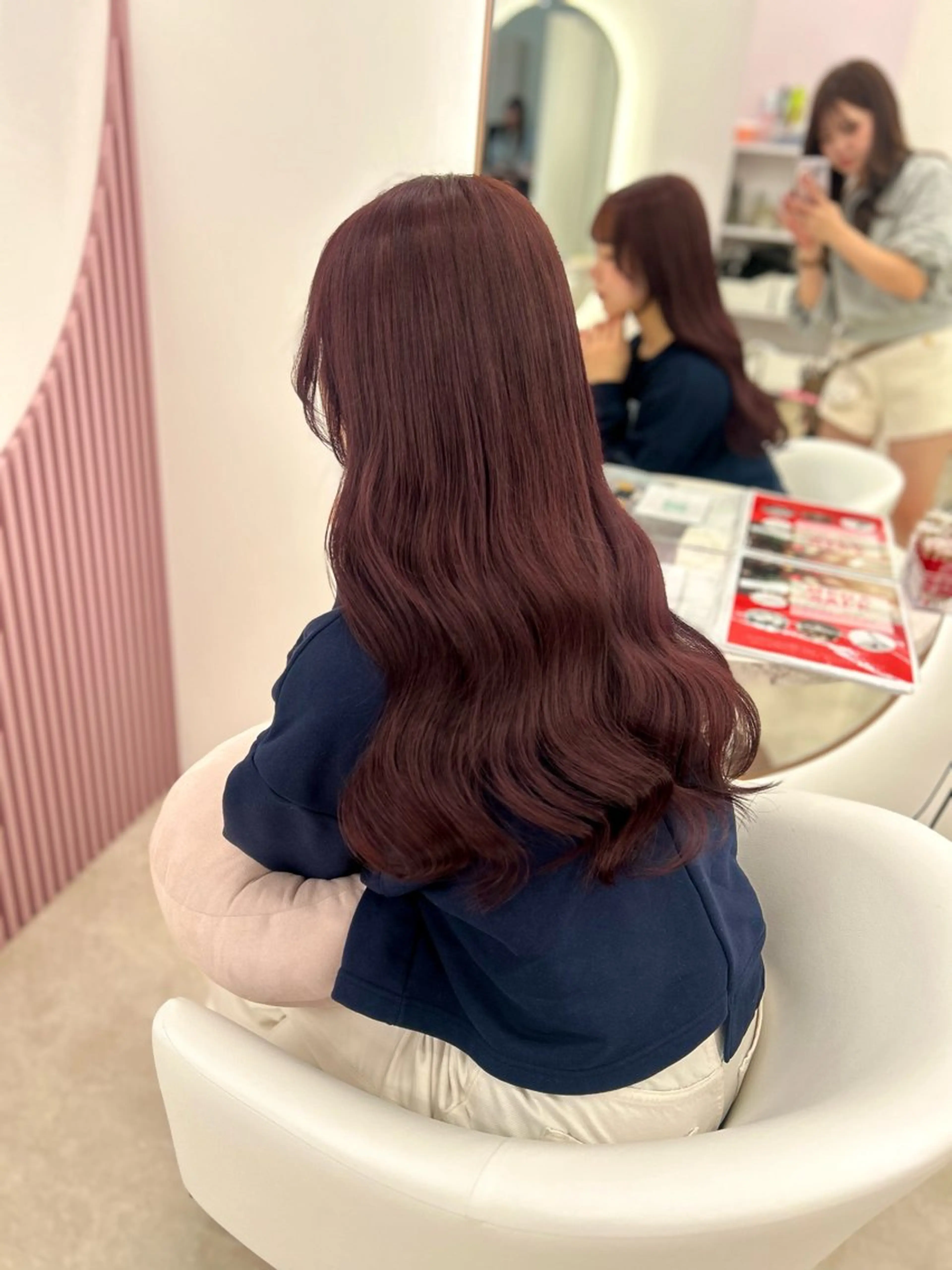 カラー ブリーチなし/暖色/ 艶髪/ユリヤのヘアスタイル