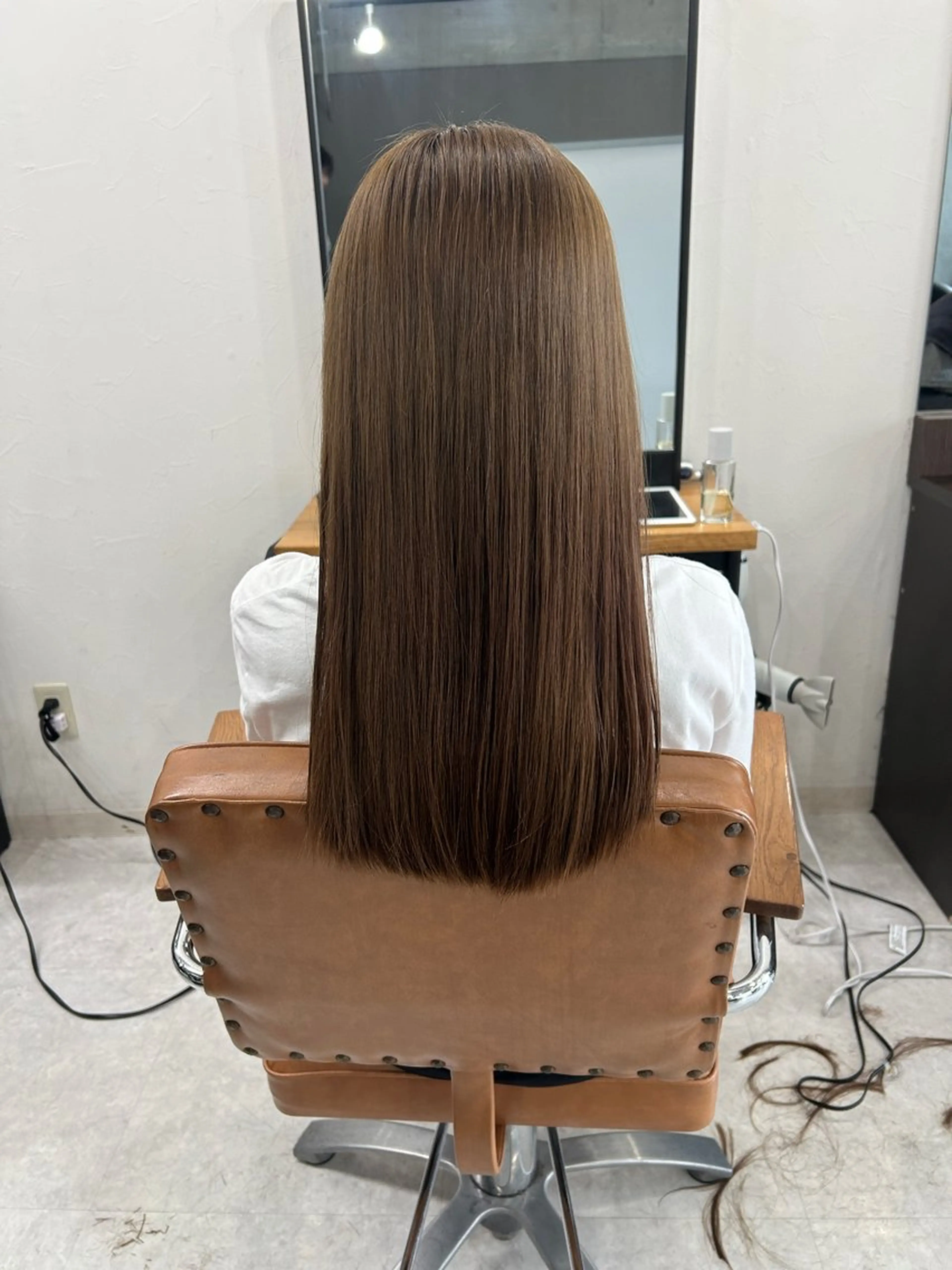 ロング カラー カット 縮毛矯正 トリートメント ヘッドスパ ヘアセット カズキ🌼SNSモデ ル募集中のヘアスタイル