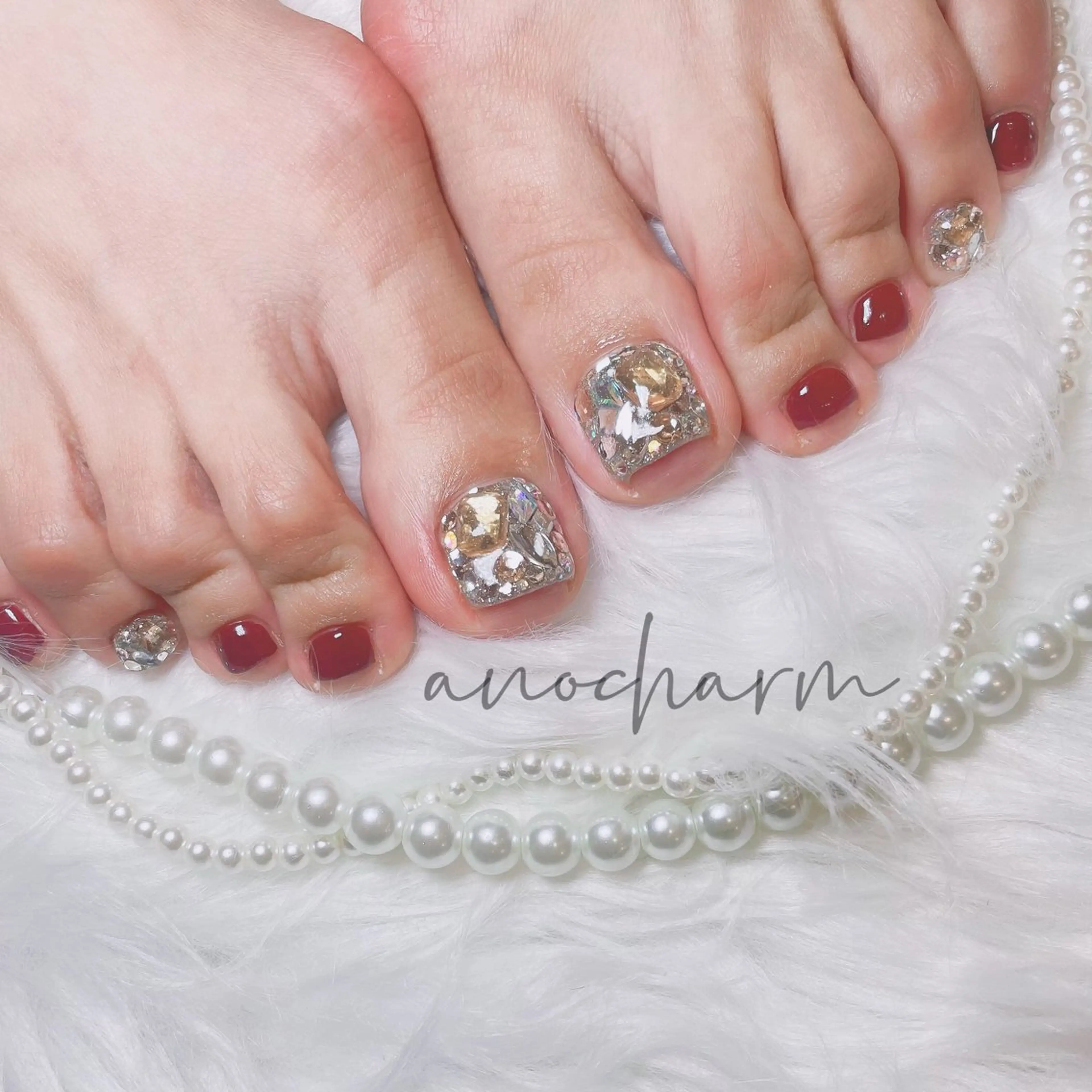 ネイル フットネイル anocharm _annaのマツエク・マツパデザイン