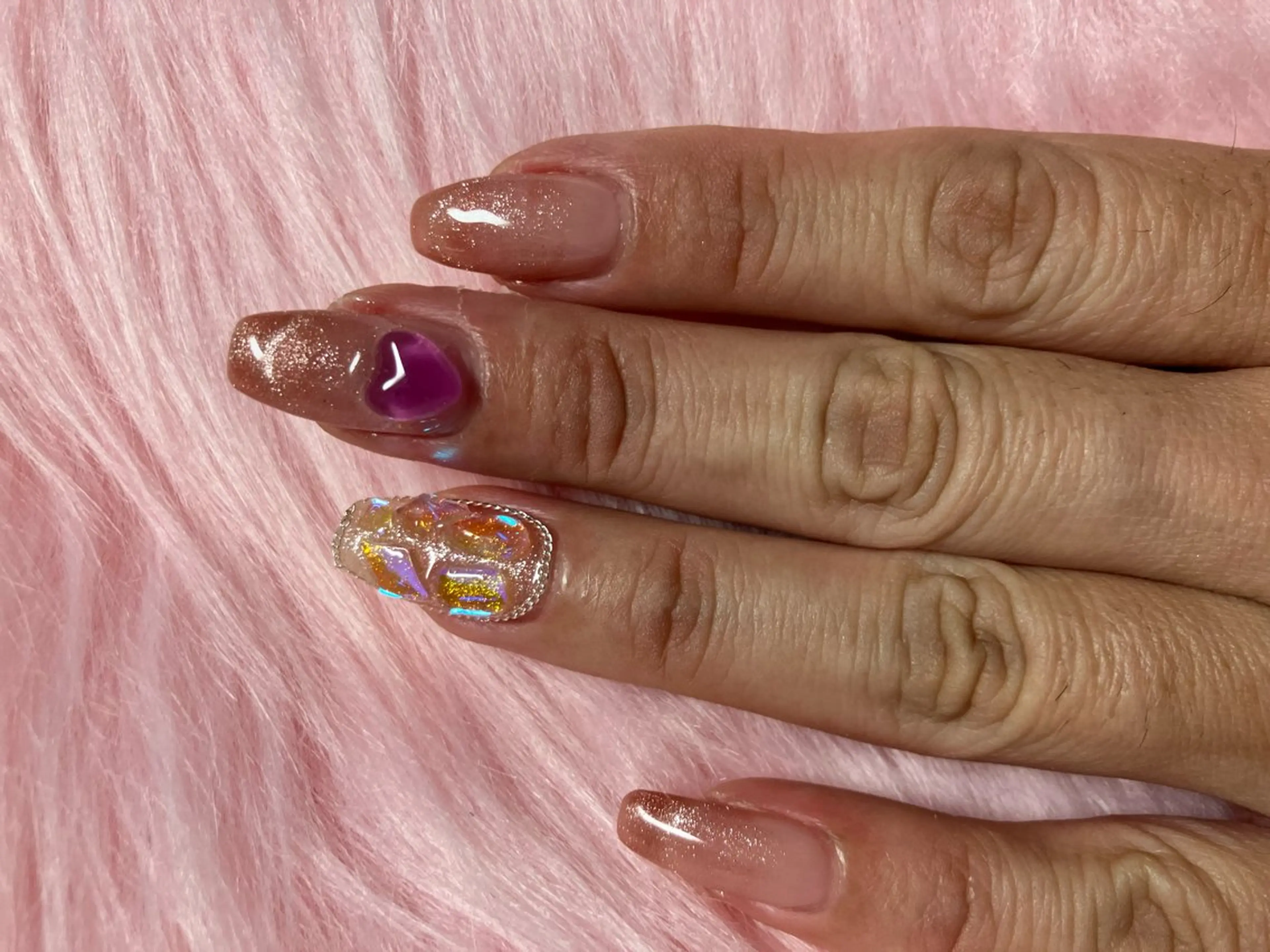 ネイル rukianail 新里のネイルデザイン