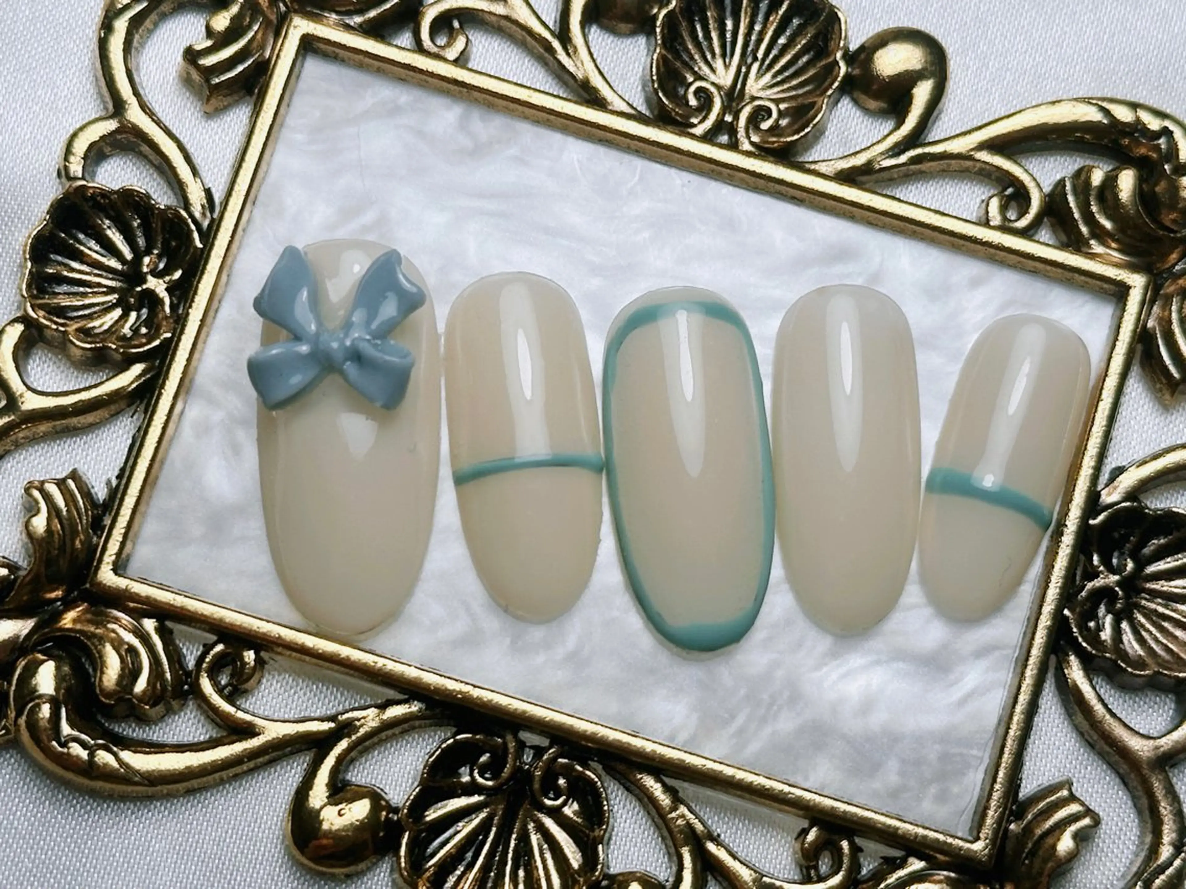 ネイル フレンチネイル マグネットネイル ニュアンスネイル オフィスネイル ワンカラーネイル Mnail _KKのネイルデザイン