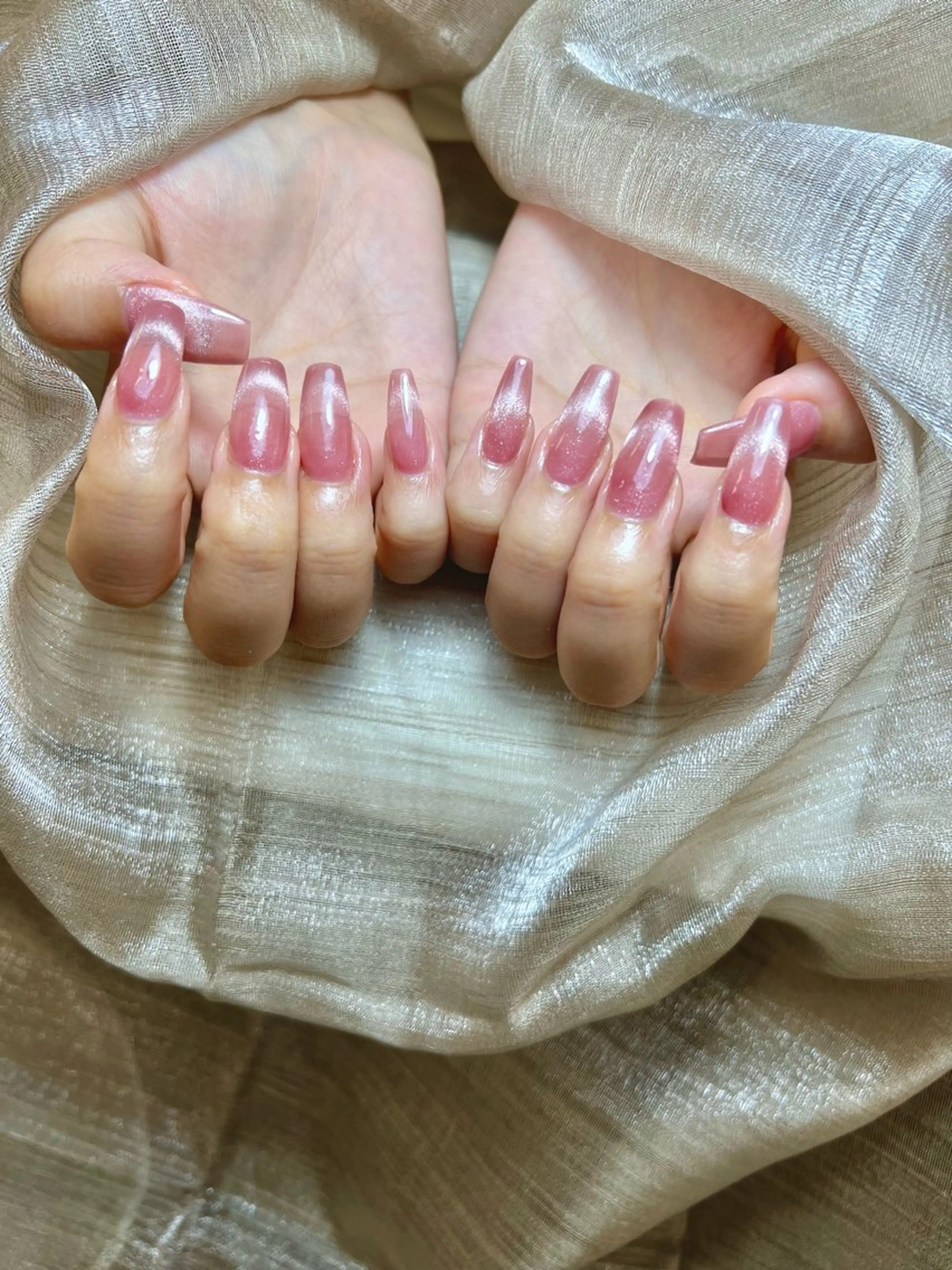 ネイル マグネットネイル ミラーネイル Lee Nailsのネイルデザイン