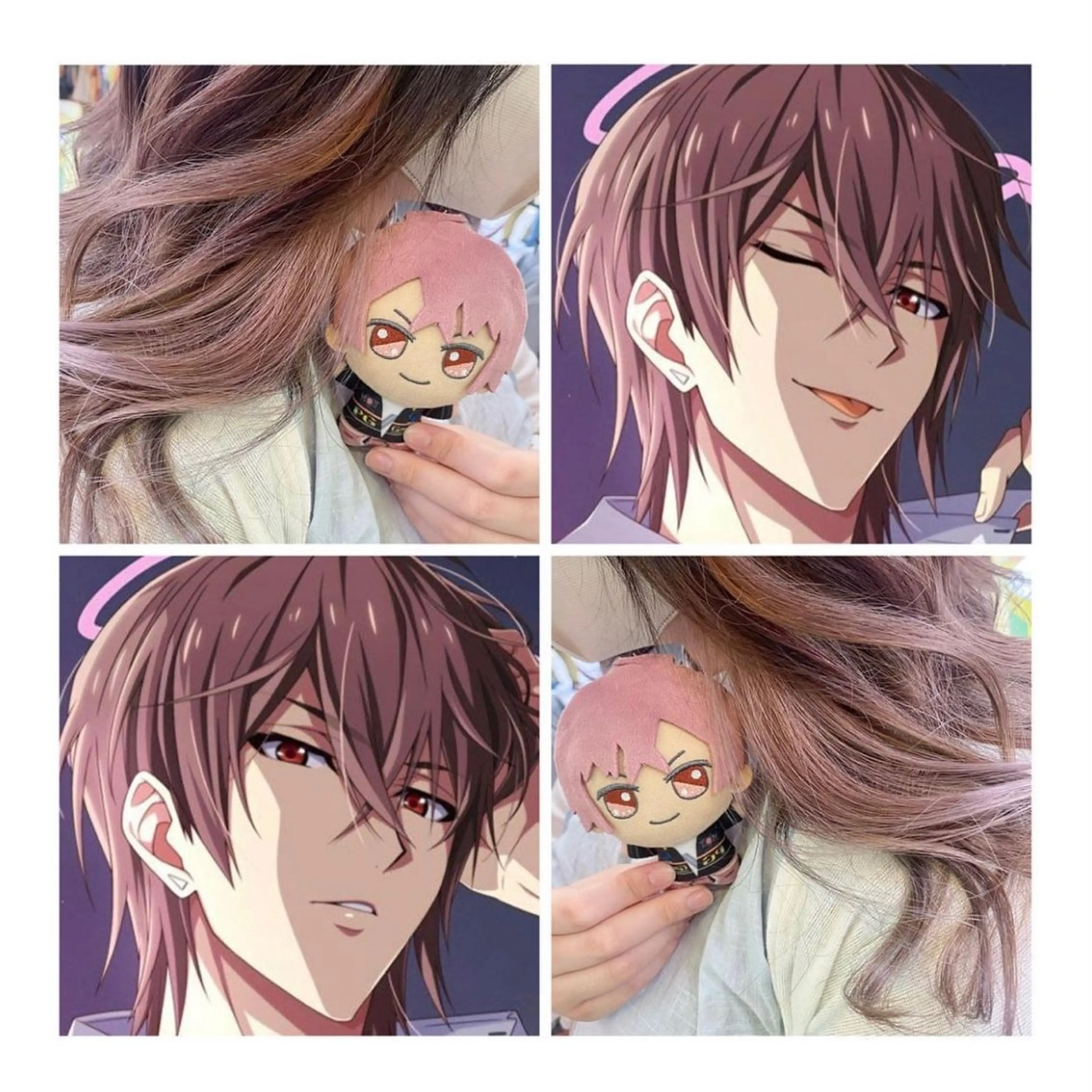 ミディアム カラー ベージュカラー ブリーチ ピンクカラー ピンクベージュ ヘアカラー GARU-ガル-所属・TSUNO🦖 派手髪/オタク美容師のヘアスタイル