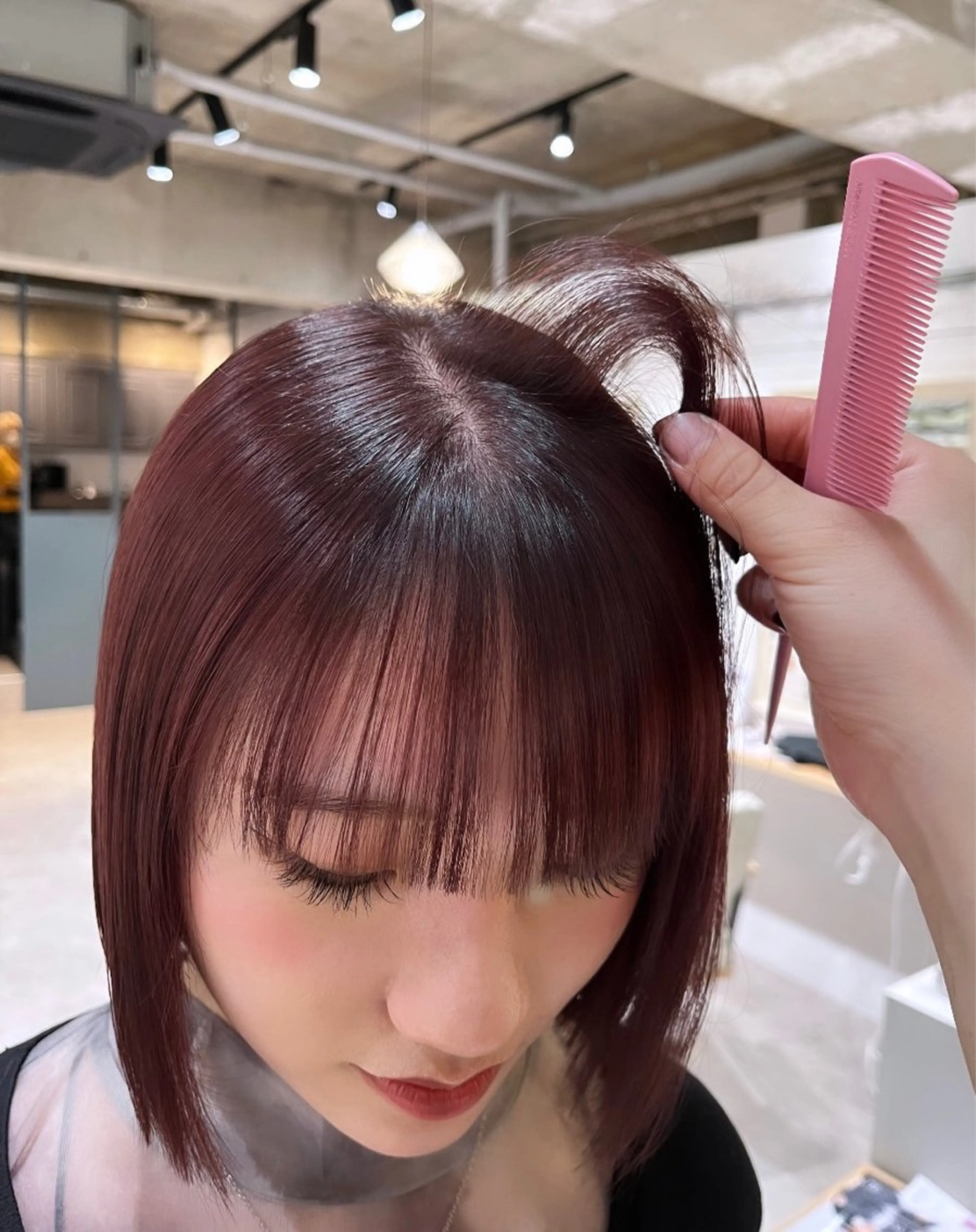 カラー ヘアカラー 🦋女子ウケメンズ パーマYUI🦋のヘアスタイル