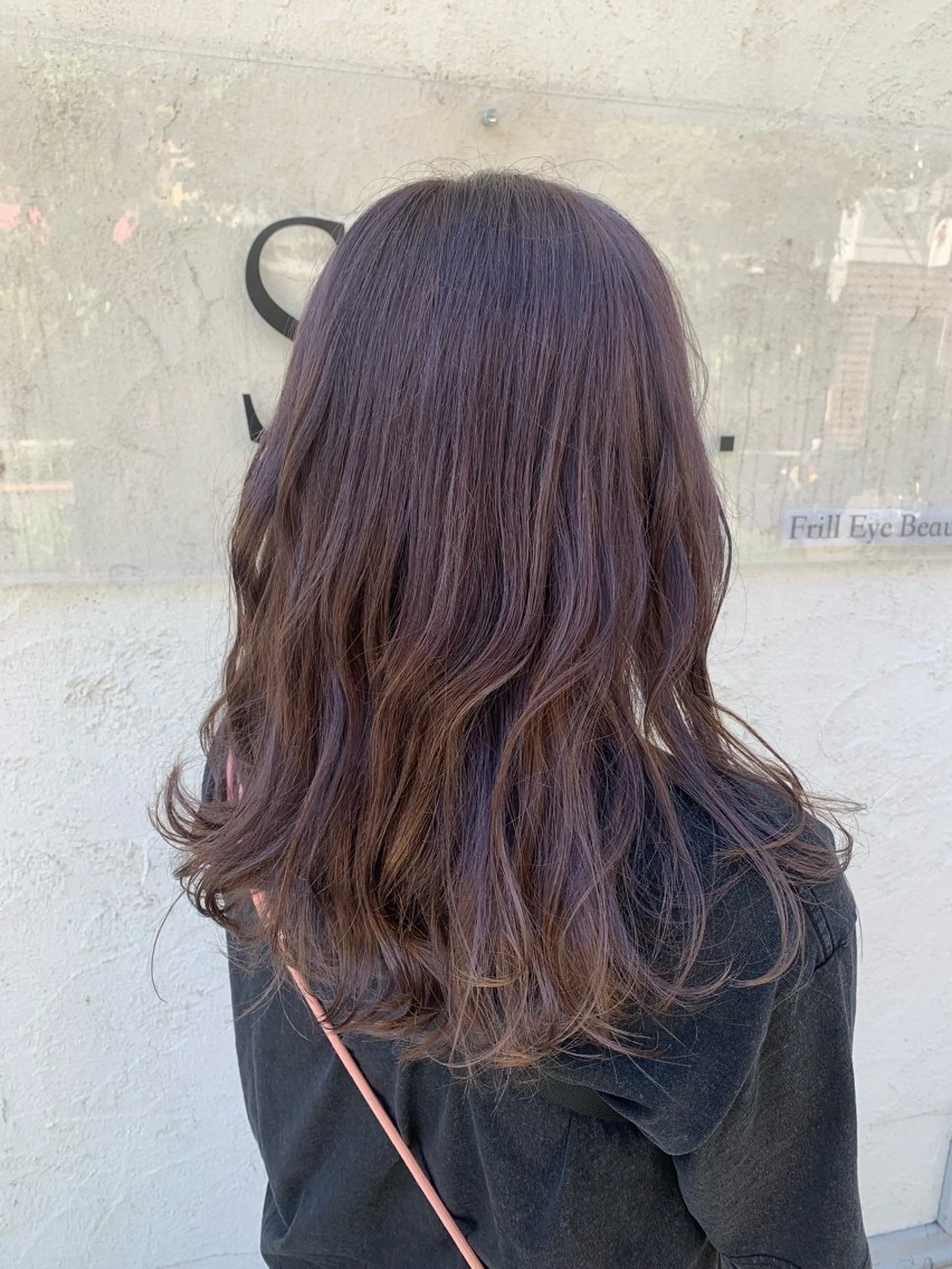 セミロング 西村 弘輝 パーマ/艶髪カラーのヘアスタイル