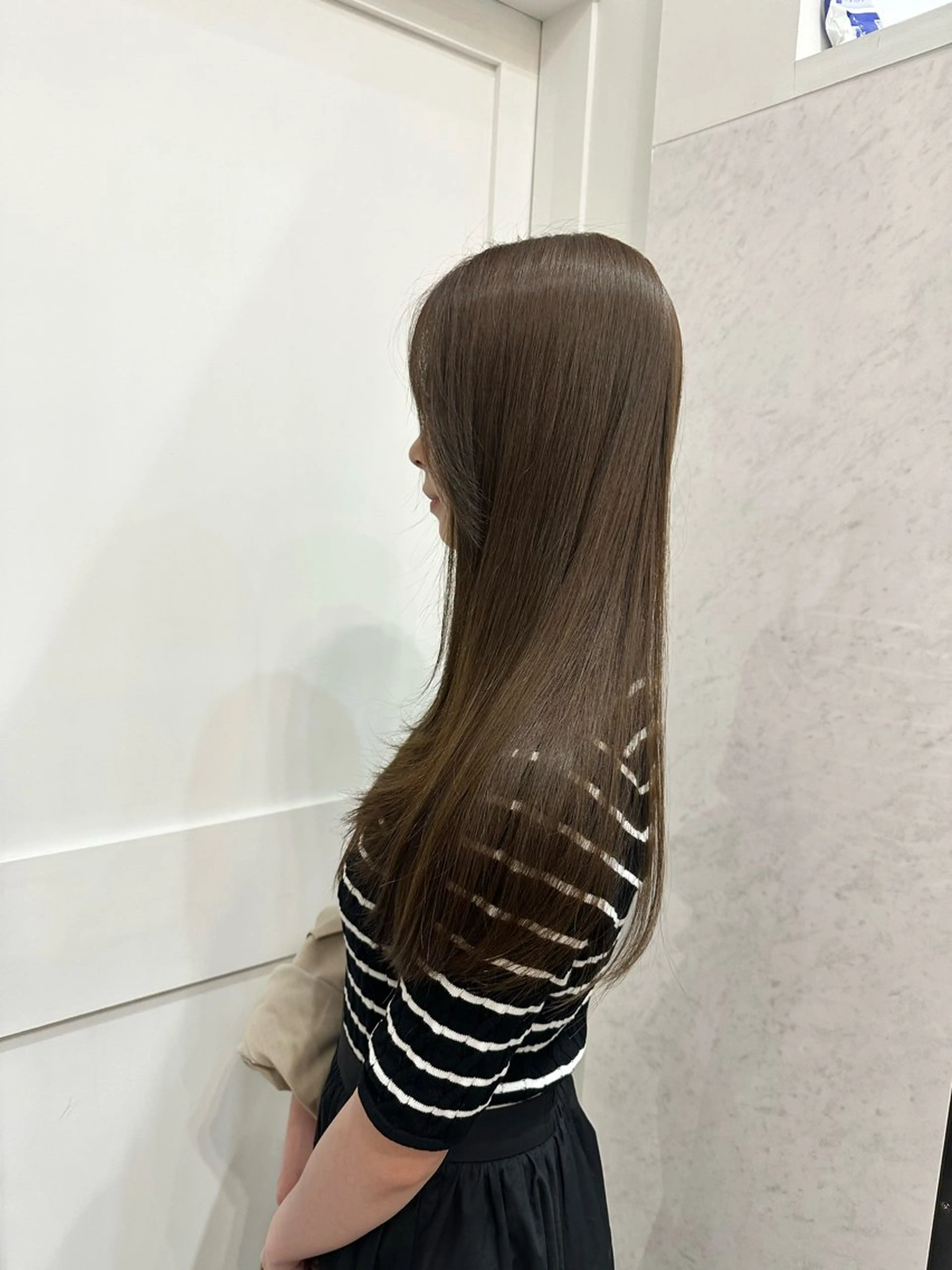 ロング カラー ベージュカラー ブリーチ 透明感カラー ダブルカラー ブリーチなしカラー ヘアカラー トリートメント 🎀透明感カラー🎀 Kurumiのヘアスタイル