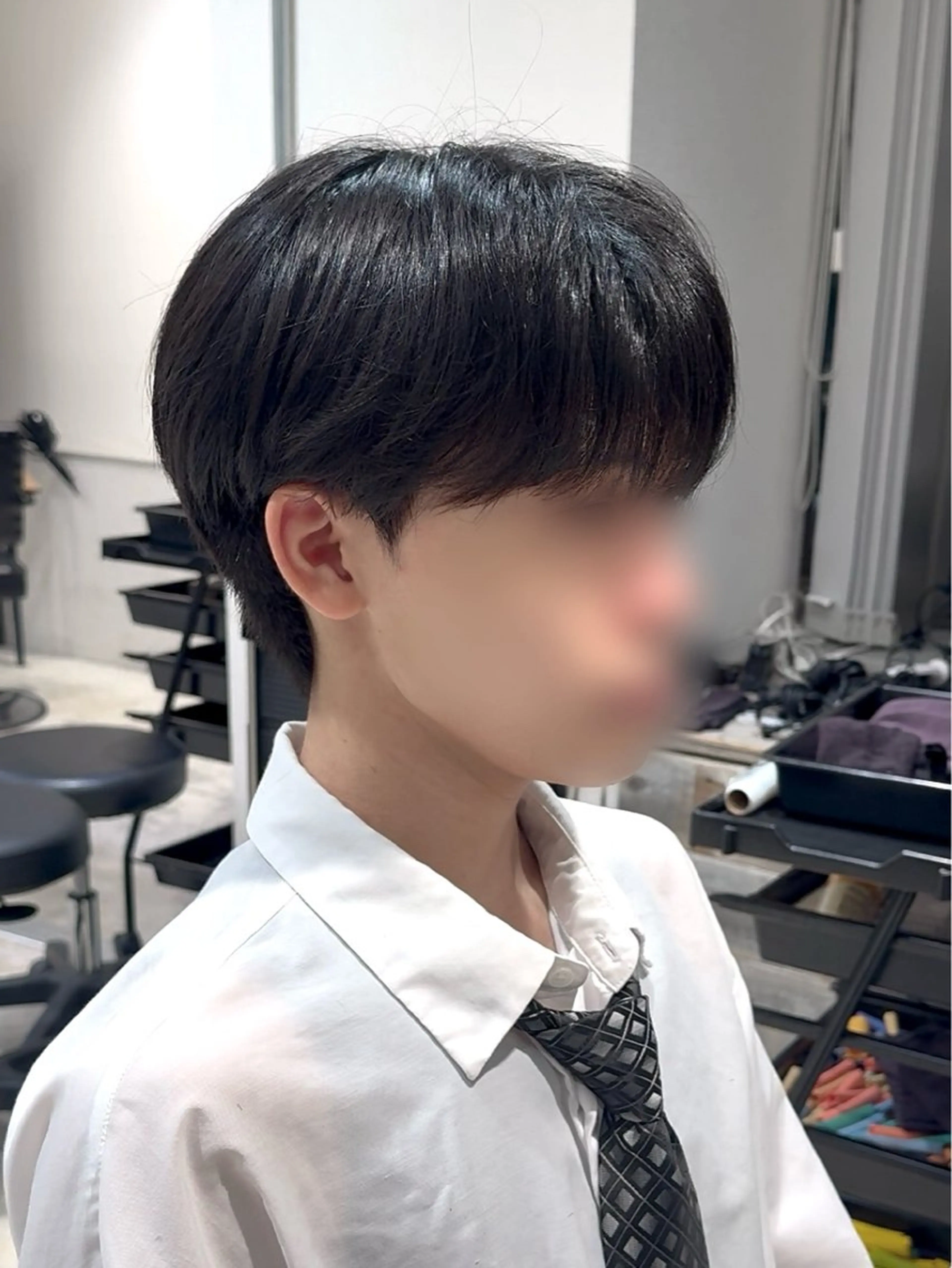 ショート カラー パーマ ヘアアレンジ メンズ カット ヘアセット パク・ボミン小野リエ 韓国ハーフ🦊のその他イメージ