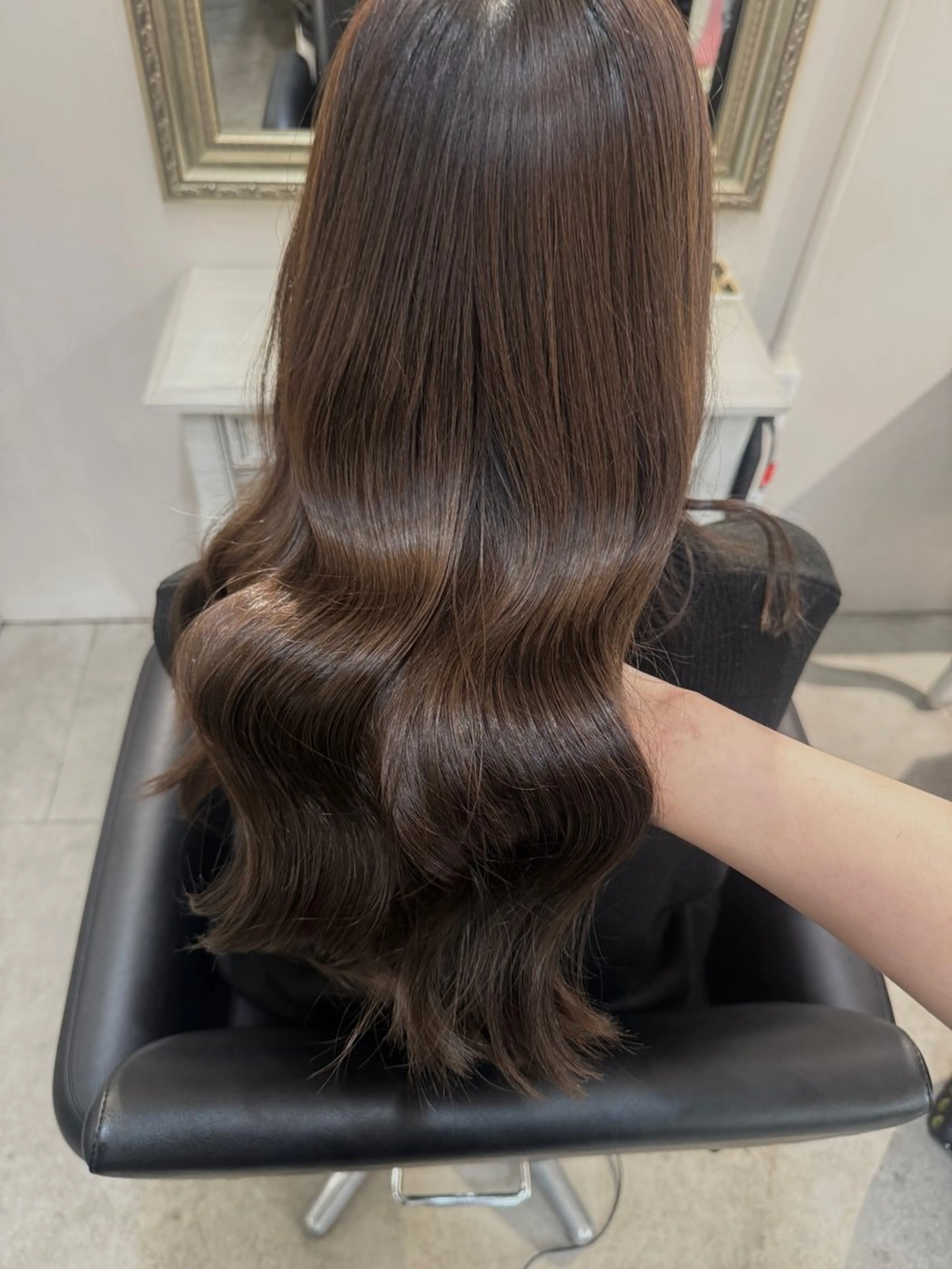 【艶髪】🍑カット＋超高濃度水素ワンカラー＋最高級トリートメント🍑の写真