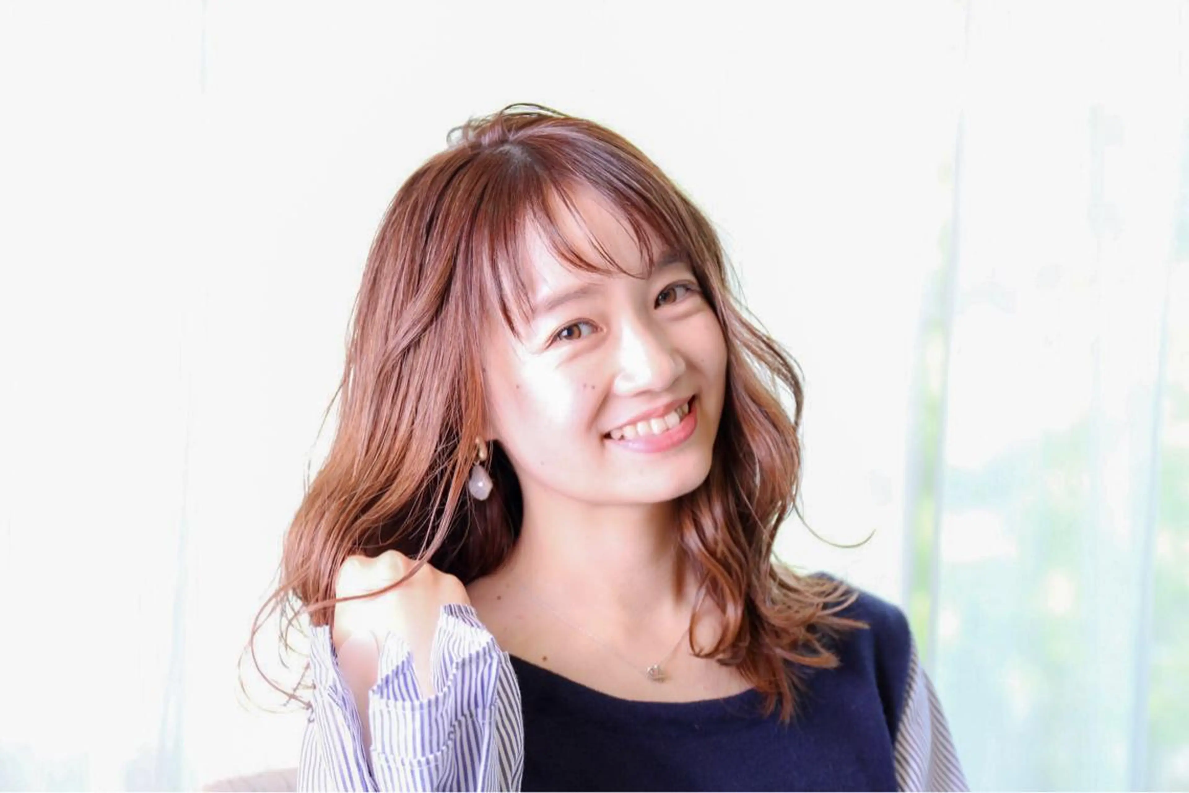 ロング カラー &.TIGRE 永野成知のヘアスタイル