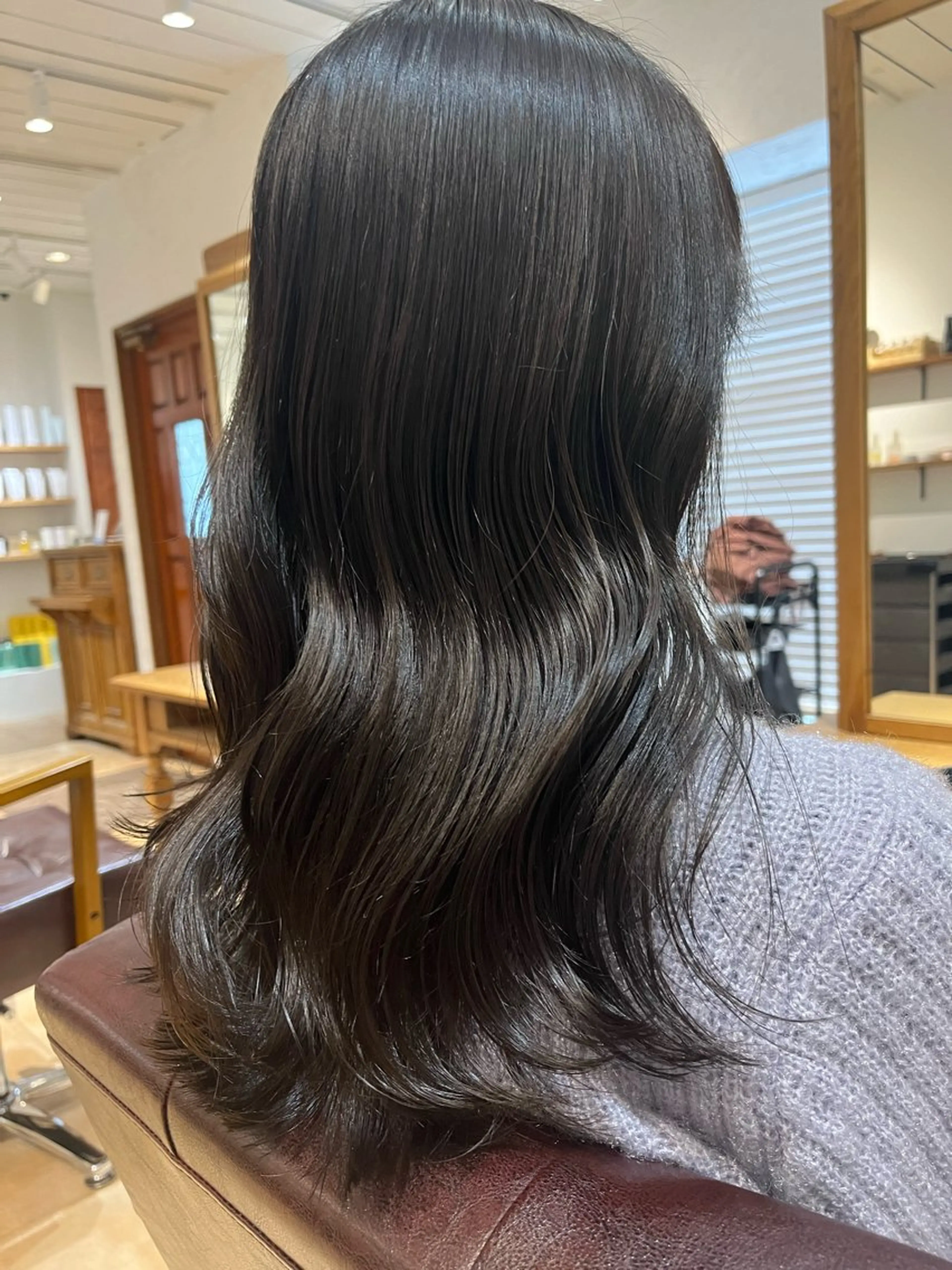 ミディアム カラー グレージュ オリーブグレージュ オリーブグレー カット ヘアカラー トリートメント 🌈透明感カラー🌈 🌟吉田祐介🌟のヘアスタイル