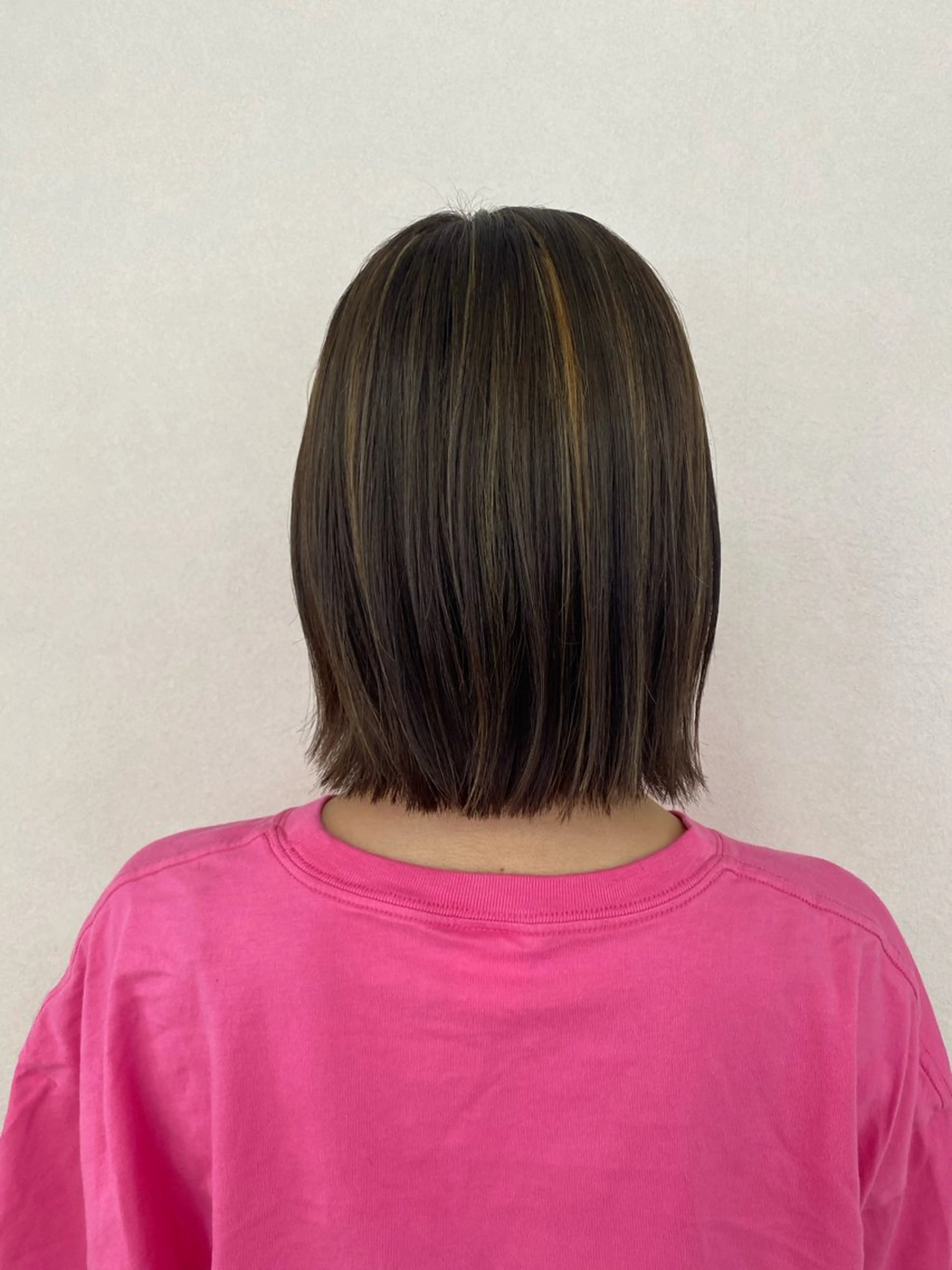 ミディアム カット ヘアカラー 鈴木 志保のヘアスタイル