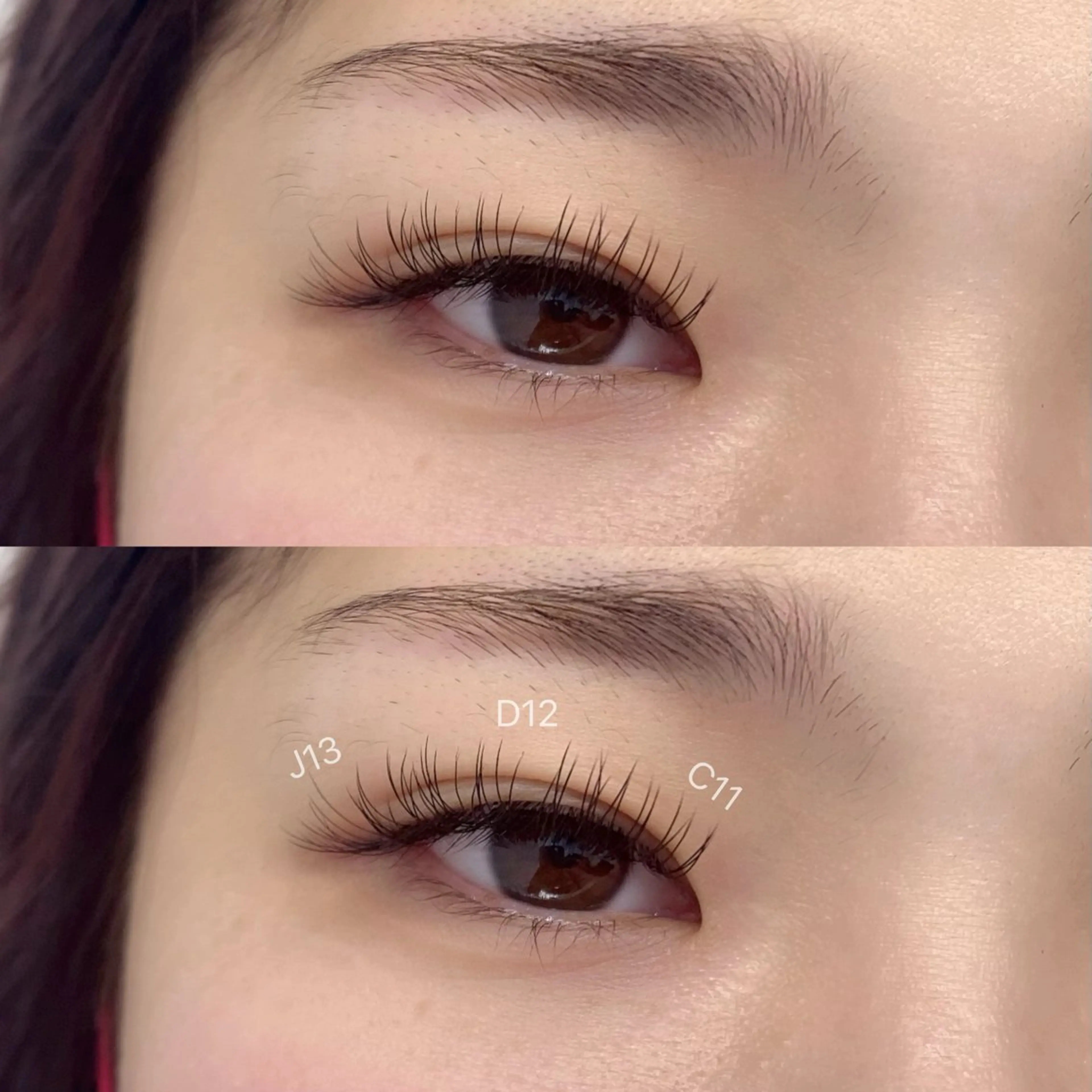 マツエク・マツパ フラットラッシュ 松下 妃帆のマツエク・マツパデザイン