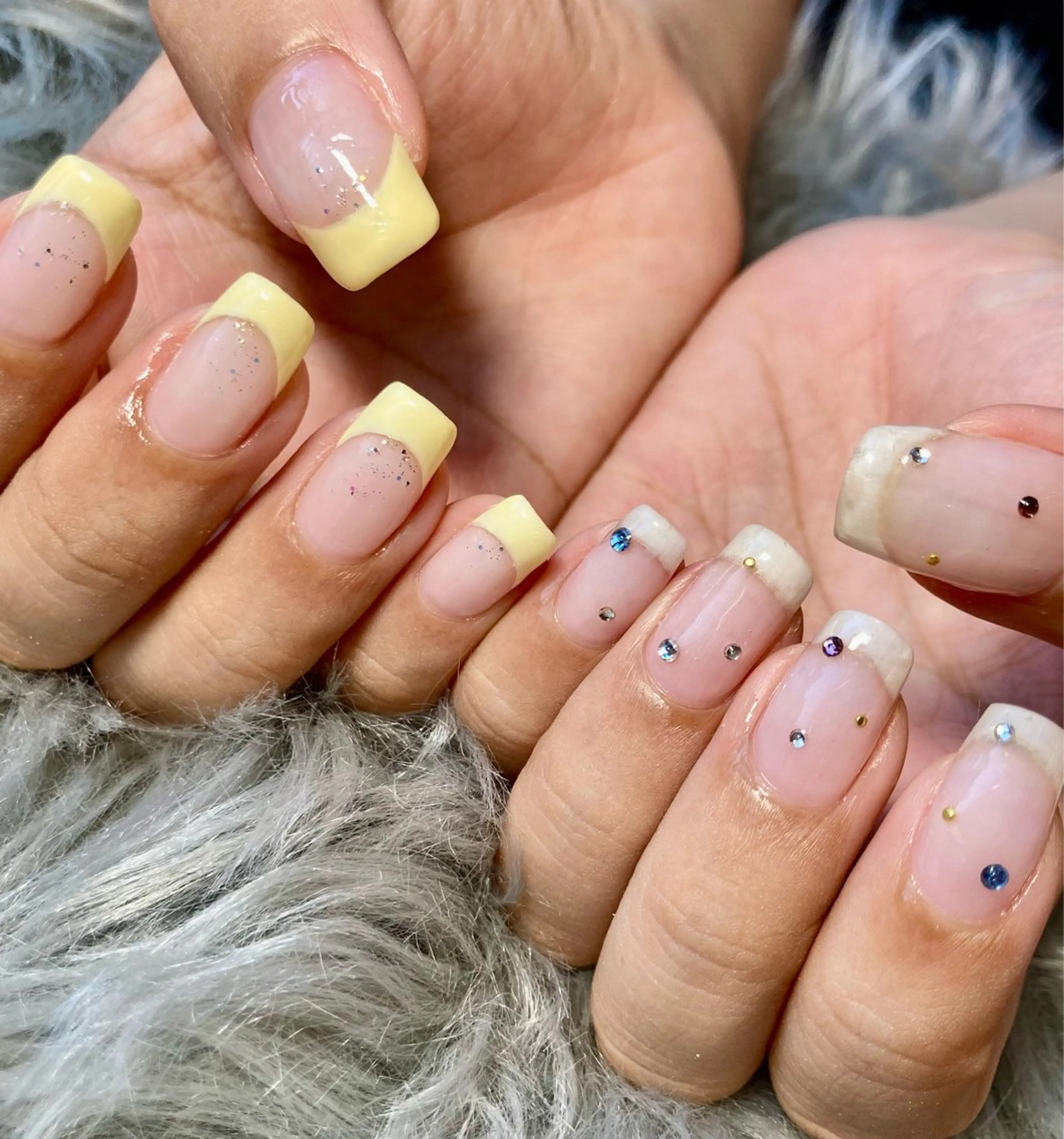 ネイル ラメ(グリッター) ストーンネイル salon 喜’s casaのネイルデザイン