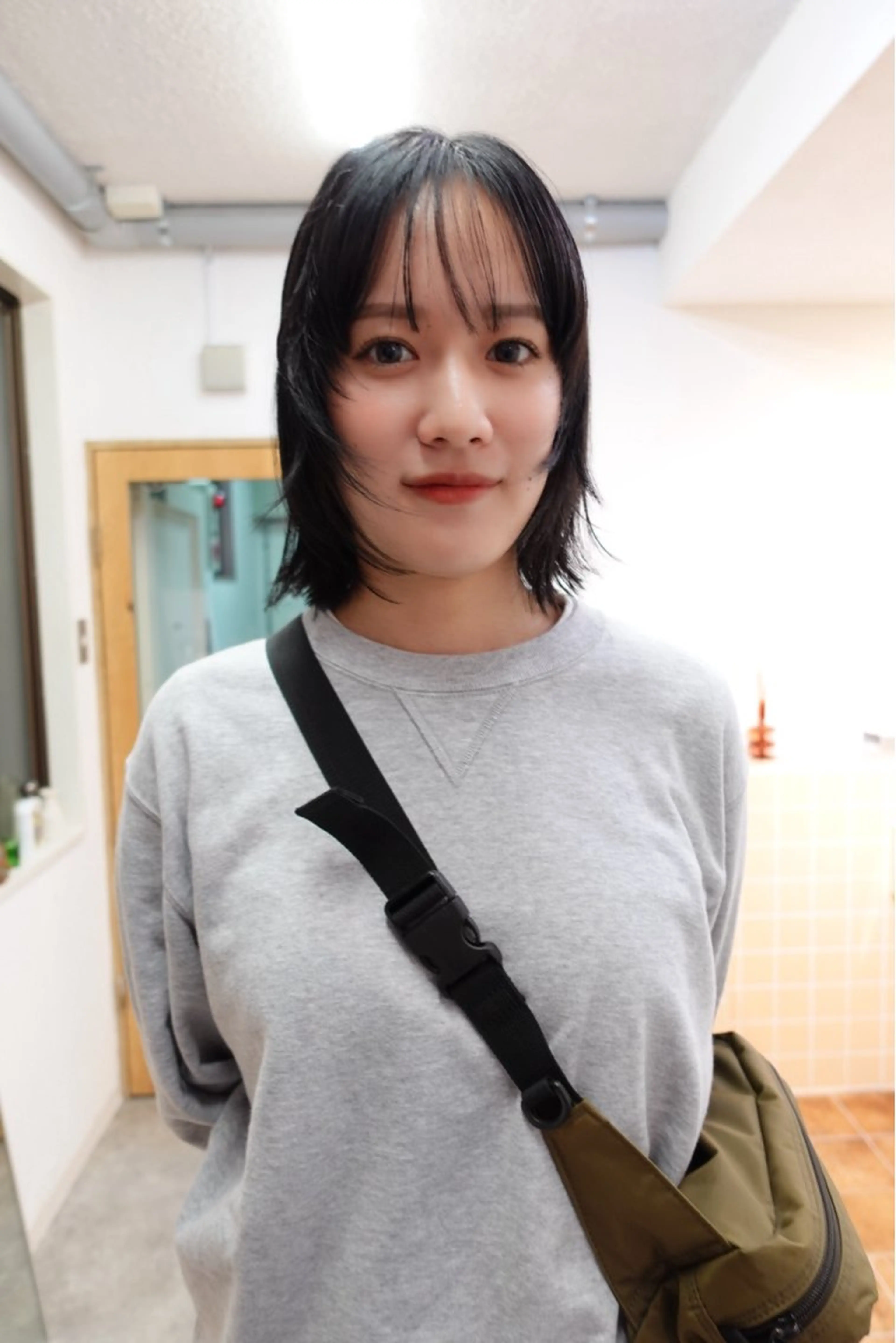 ミディアム カラー カット ヘアカラー トリートメント sakura🌸 レイヤー/韓国ヘアのヘアスタイル