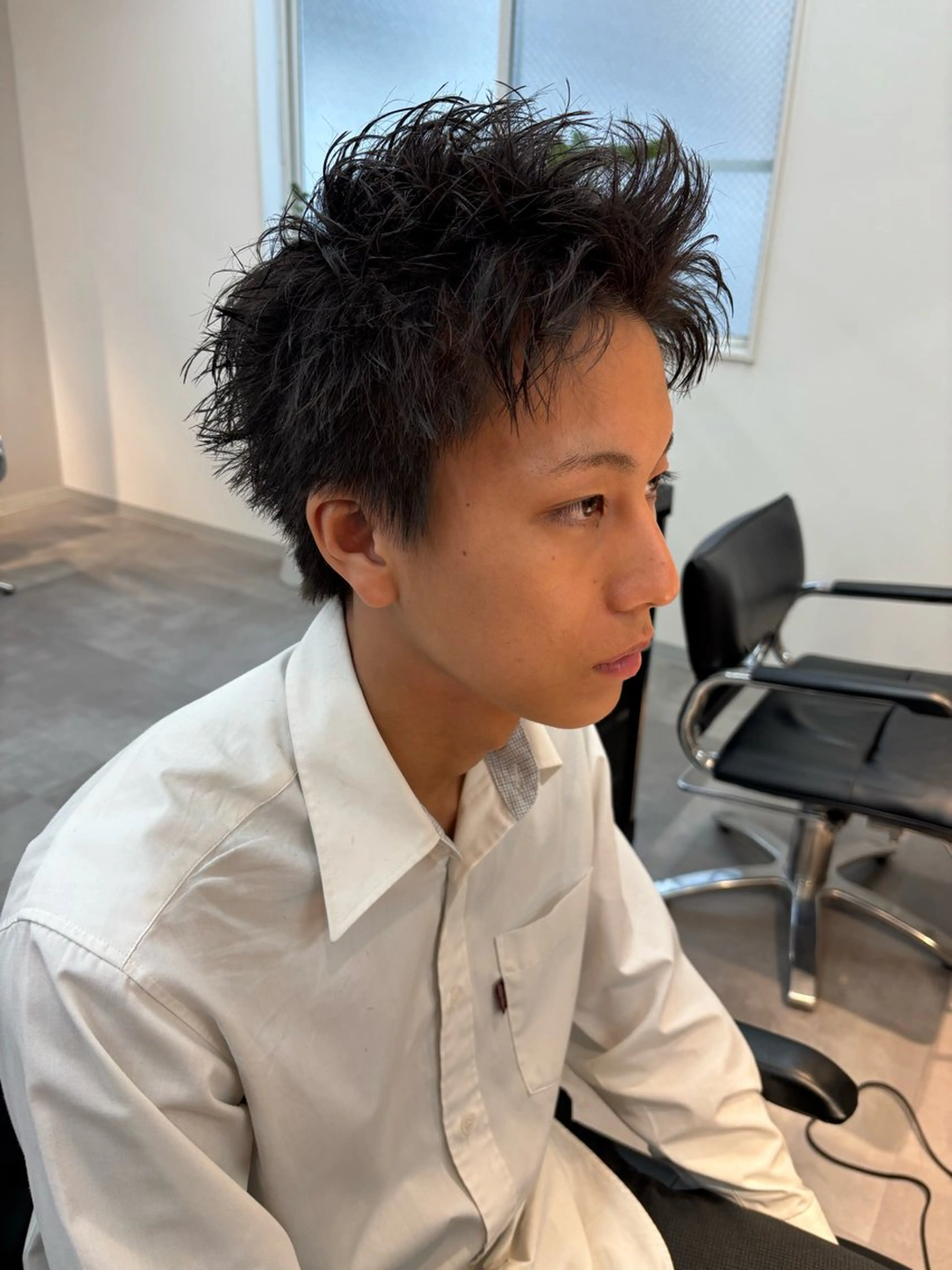 メンズ スパイキーショート カット 保立/メンズパーマ /メンズカット千葉のヘアスタイル