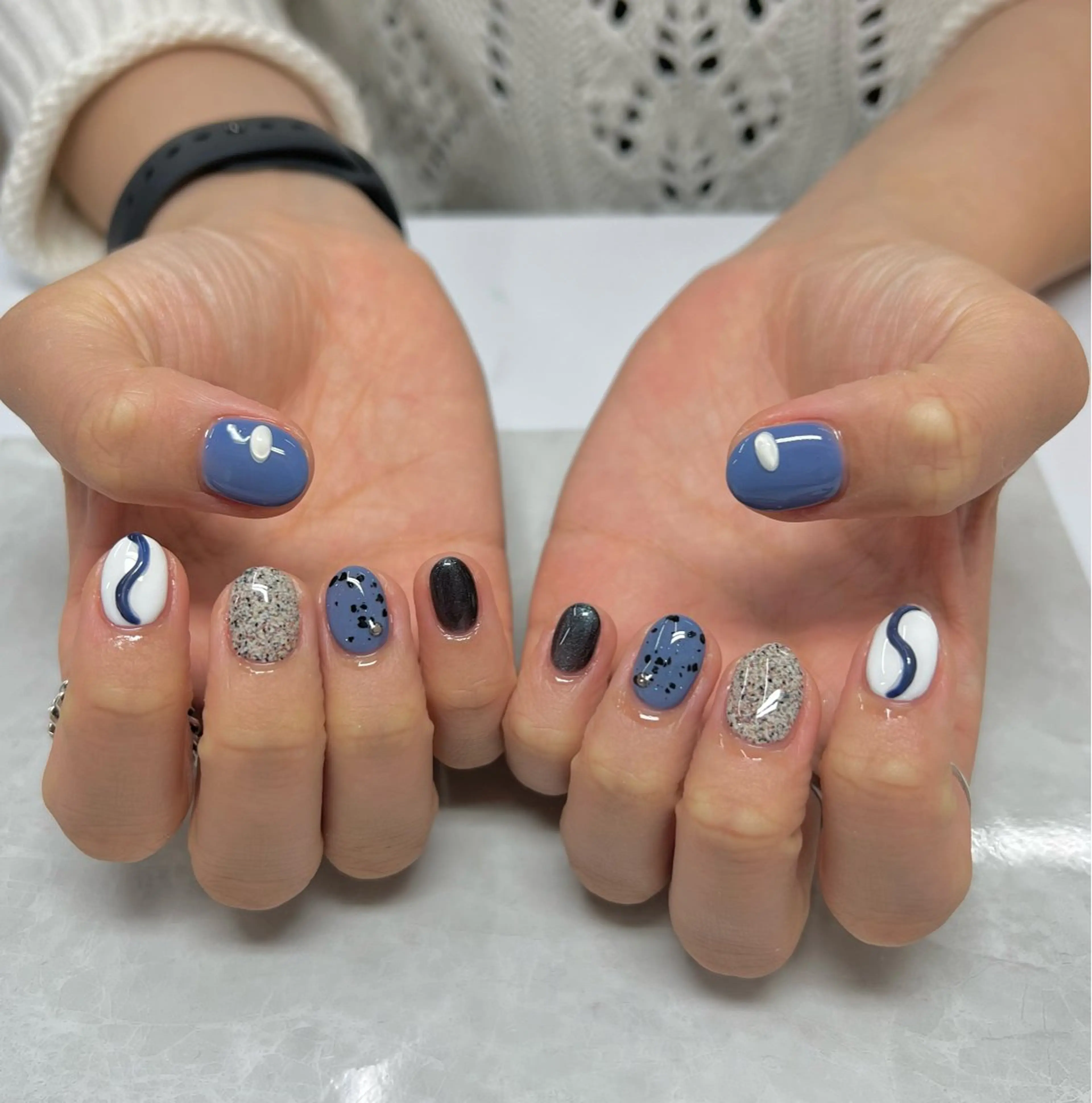 ネイル AISAフィル× ハードモチ最強のネイルデザイン