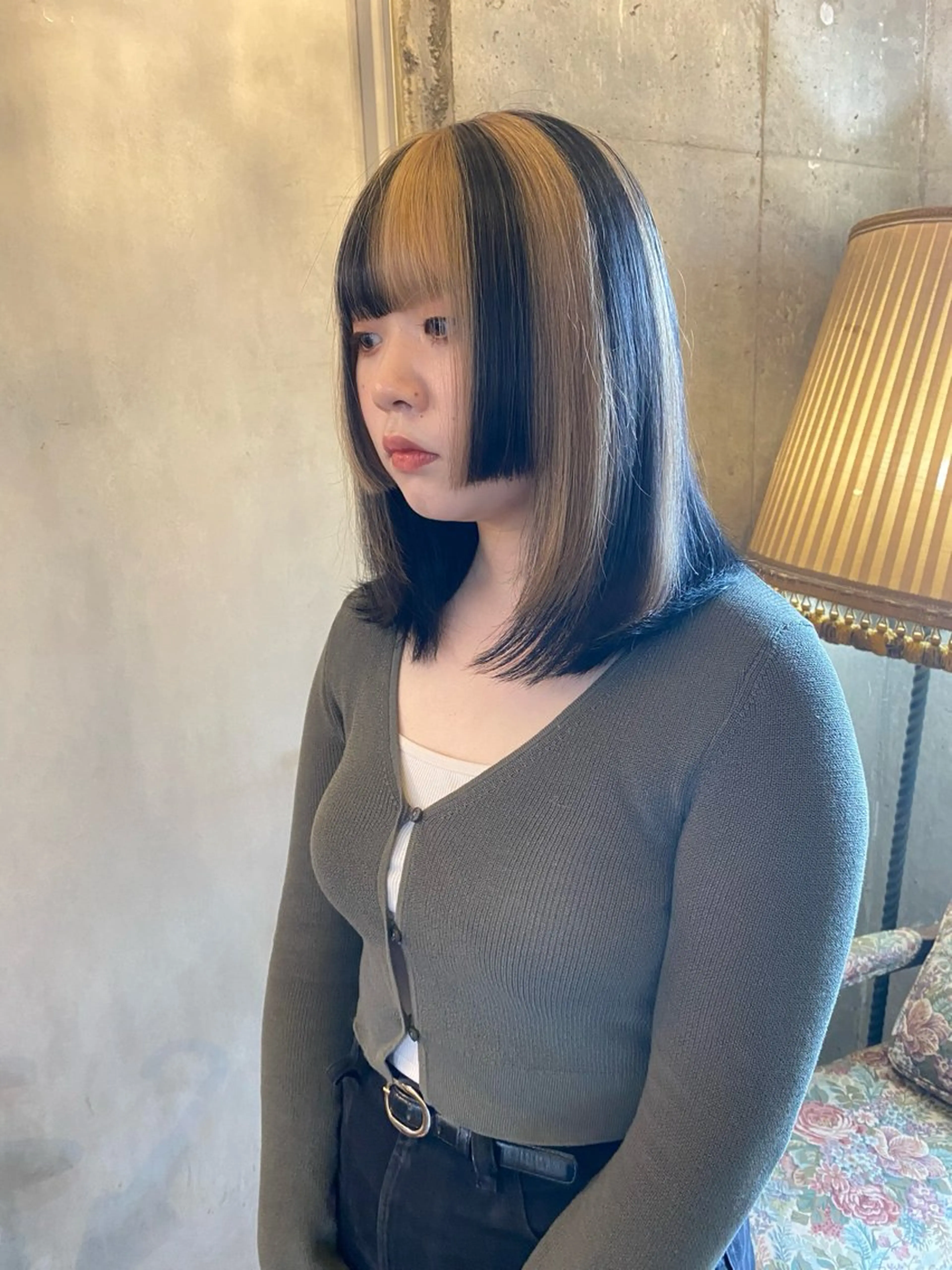 ミディアム ヘアカラー トリートメント KAWAHARA YUKIのヘアスタイル