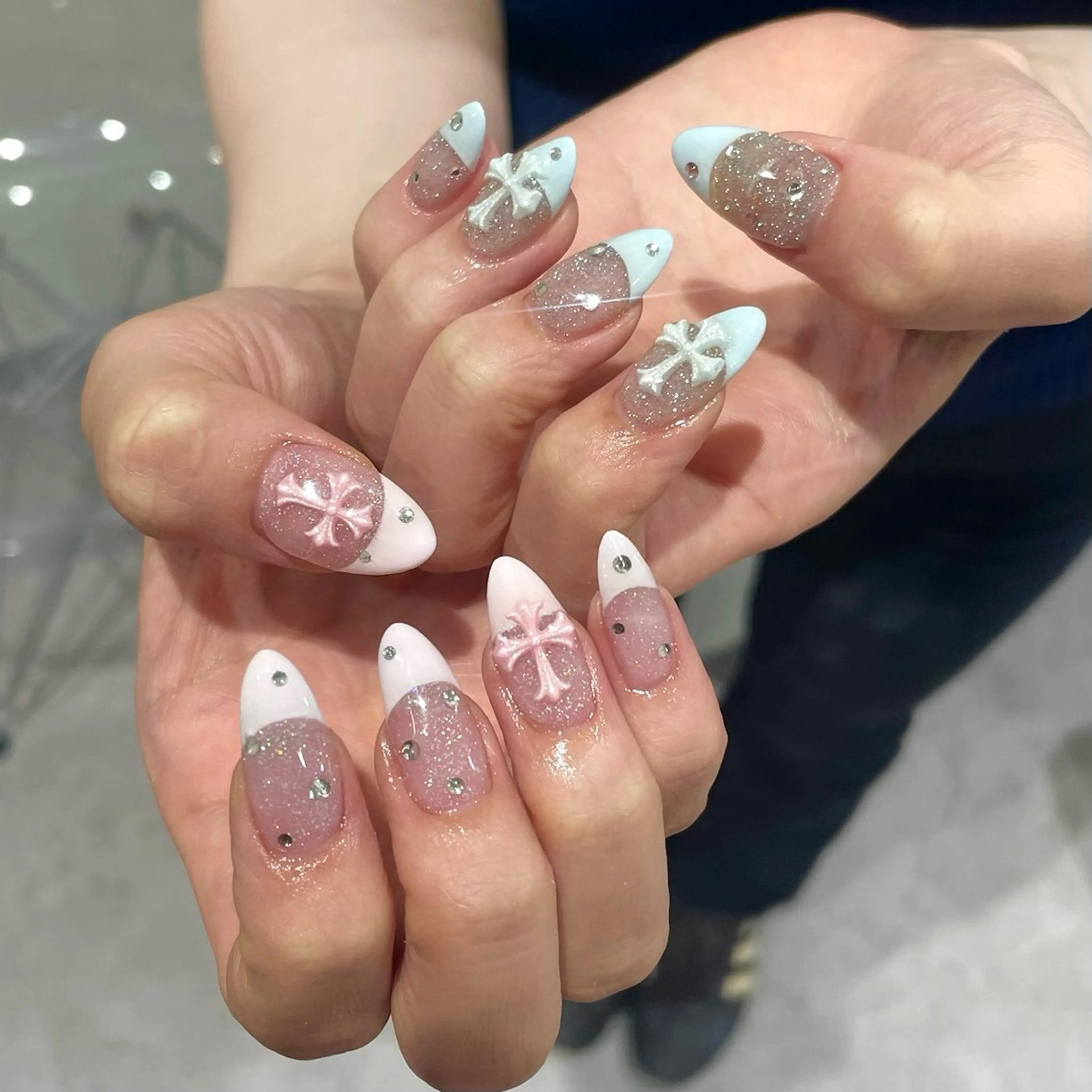 ネイル ハンドネイル IROHA NAIL Kurumi🪽🫧のネイルデザイン