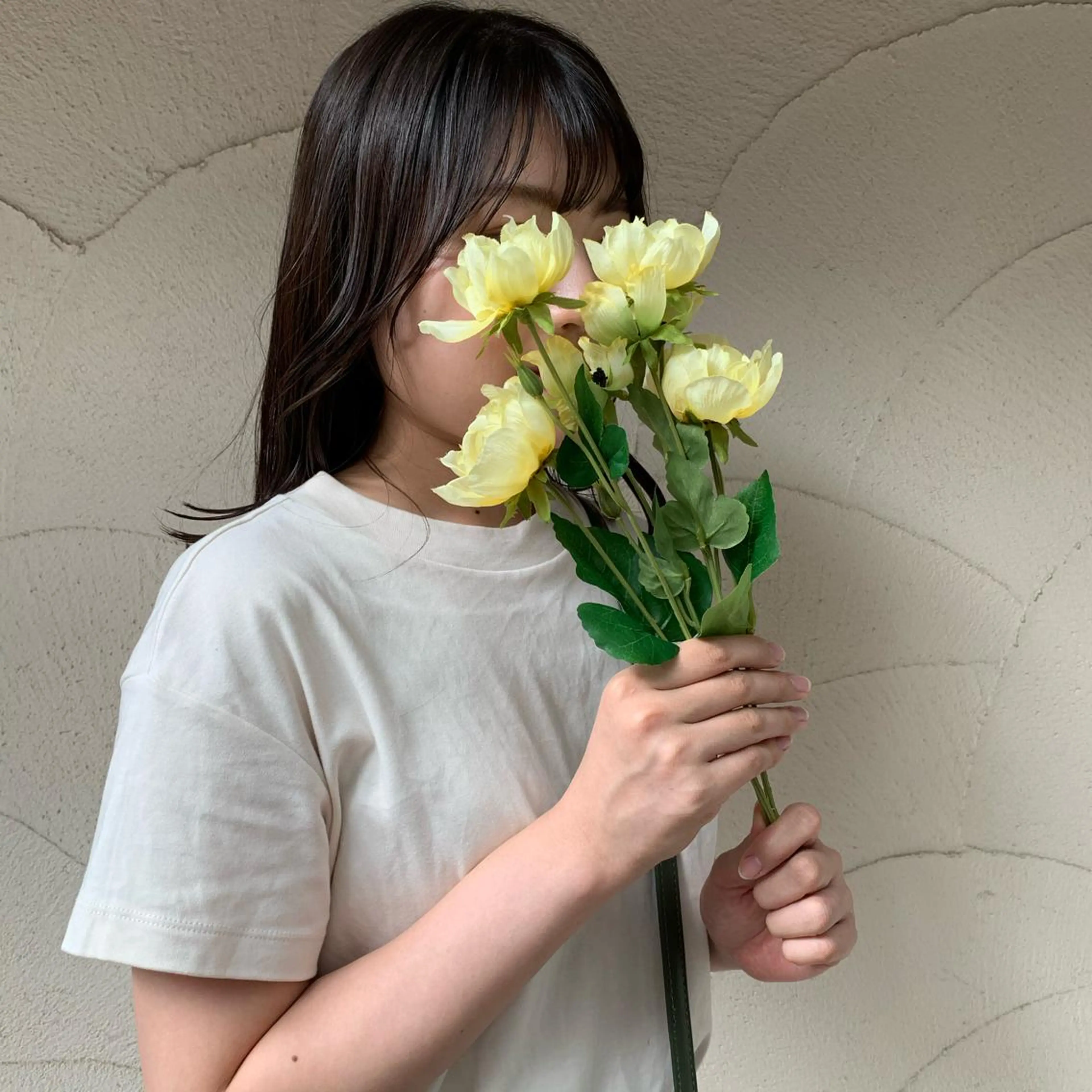 ミディアム カラー ブラウンカラー ココアブラウン エギョモリ ヨシンモリ 韓国風ヘア 韓国×巻ける髪質改善 💍maki💍のヘアスタイル