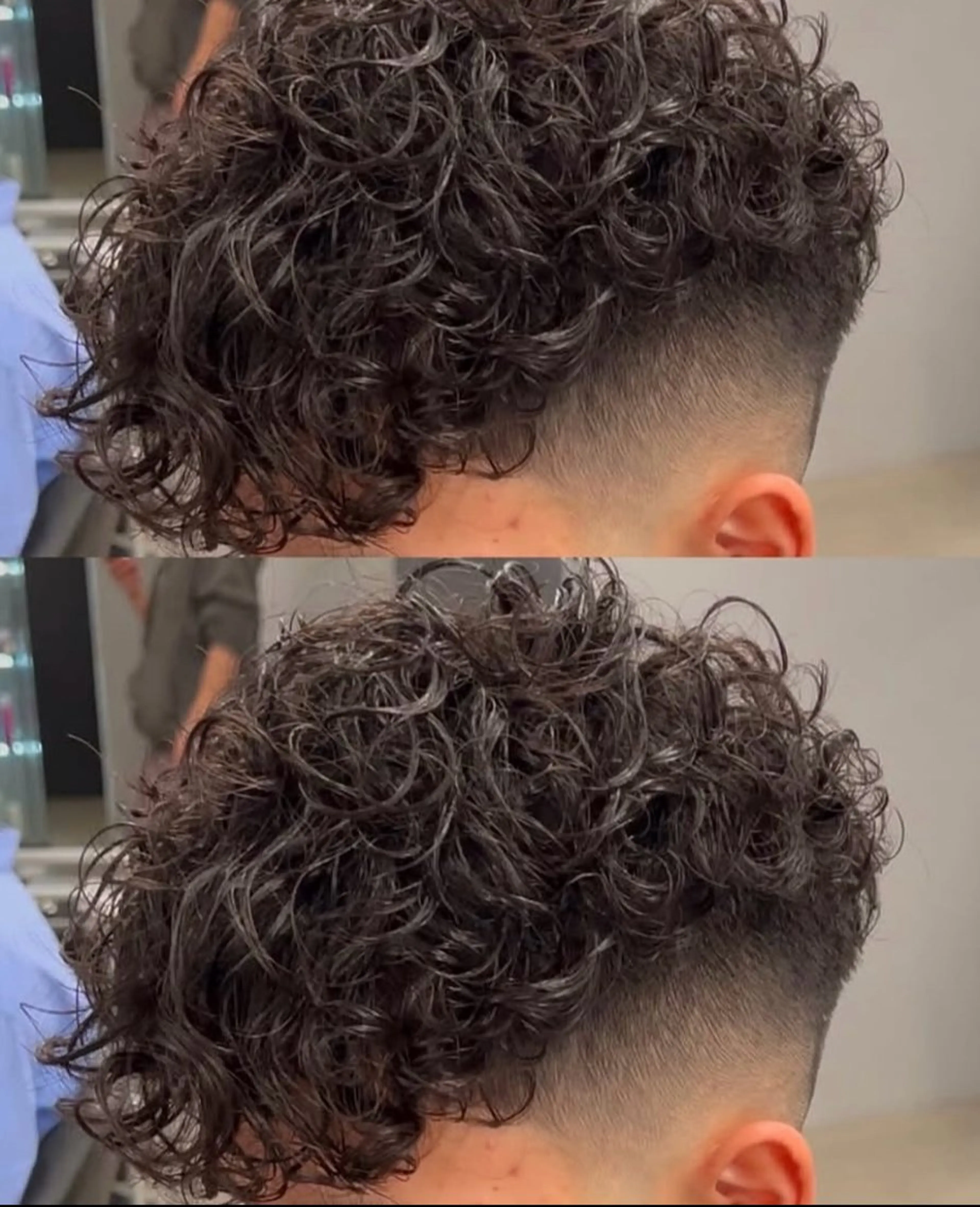 ショート パーマ メンズ カネコ ナナミのヘアスタイル