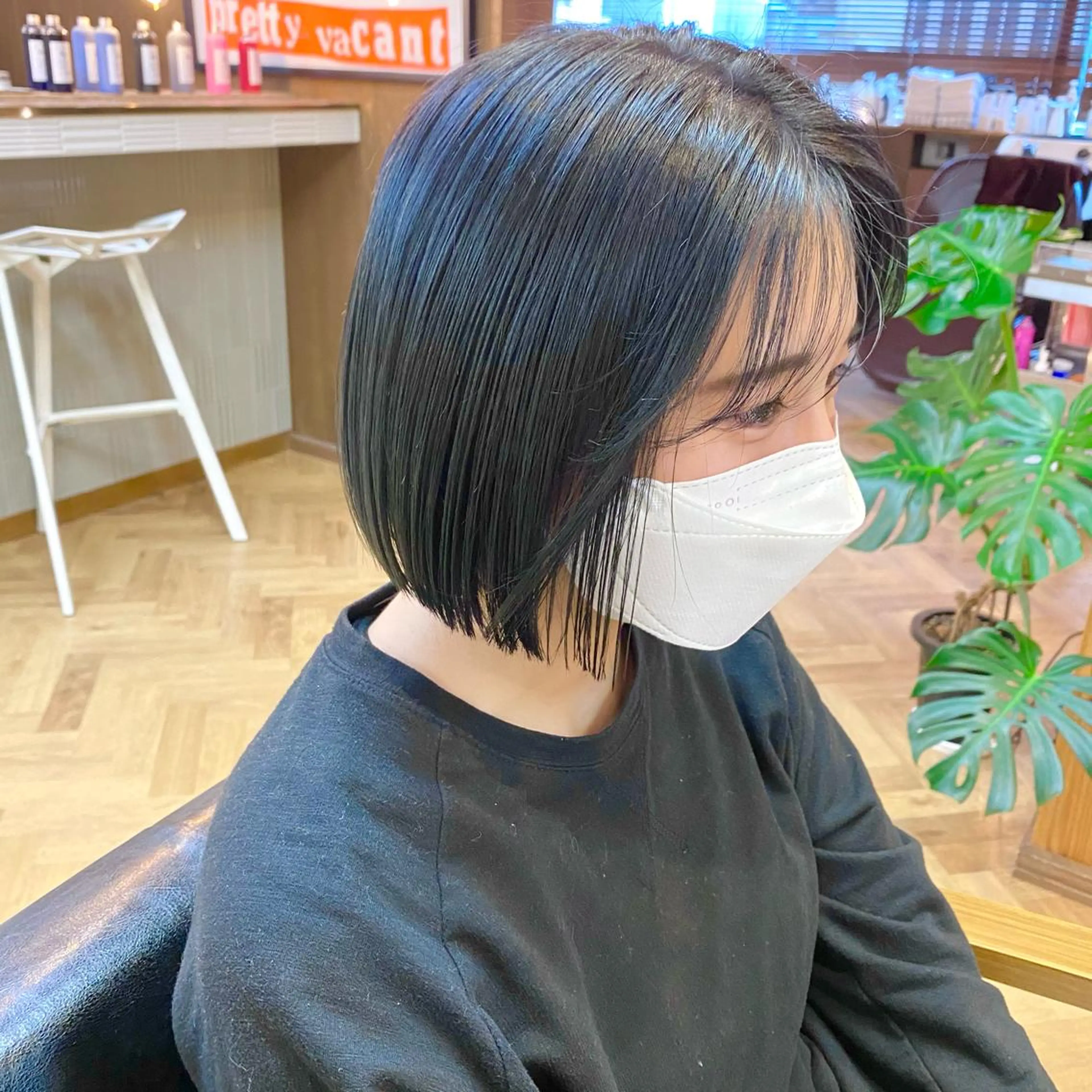 ショート カラー パーマ ヘアアレンジ メンズ キッズ ネイル マツエク・マツパ メンズブリーチ ブリーチ ボブ カット ヘアカラー 前川 朋香のヘアスタイル