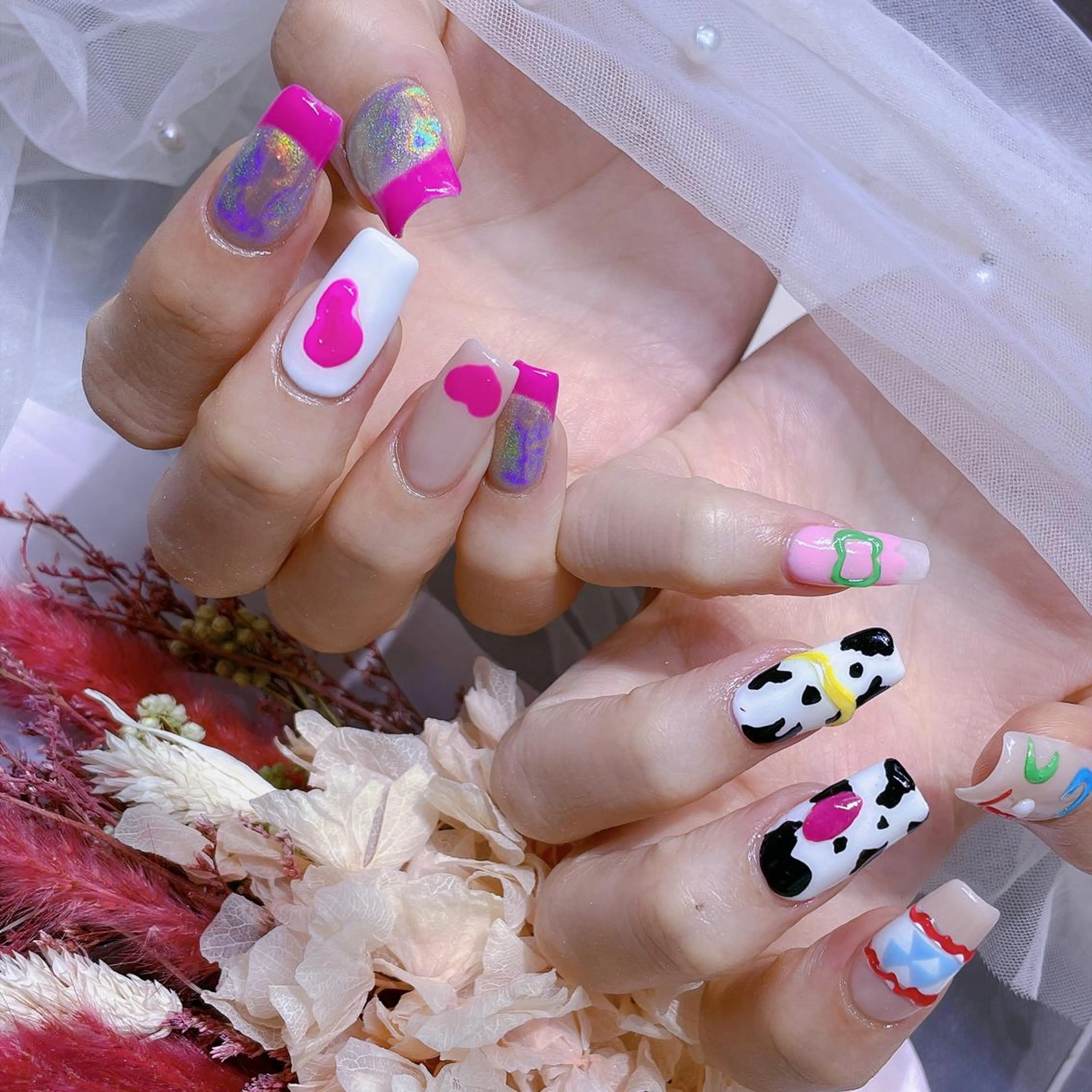 ネイル 長さだし専門店 M2　rikaのネイルデザイン