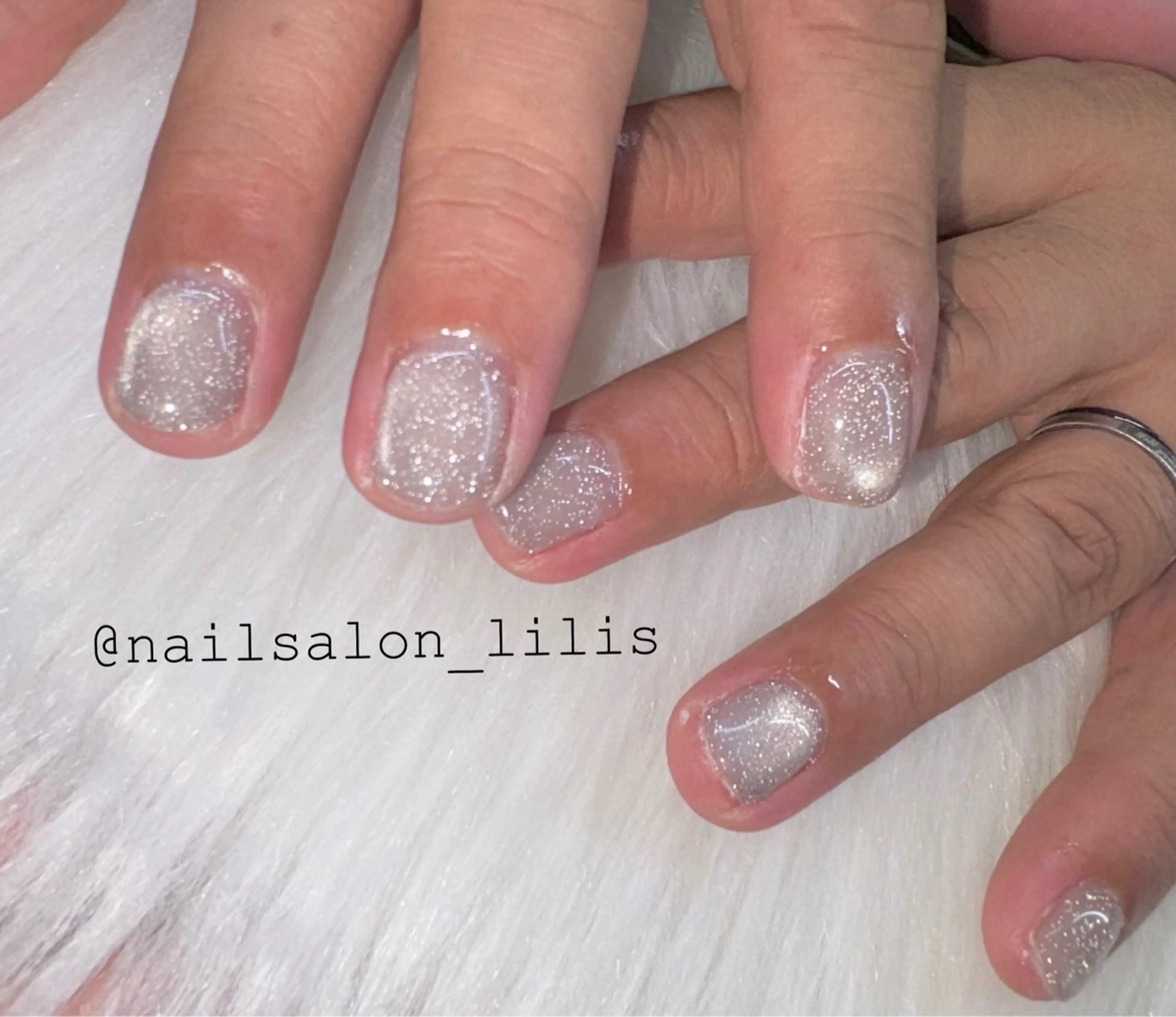 ネイル フラッシュネイル マグネットネイル ハンドネイル nailsalon lilis所属・nailsalon Lilisのネイルデザイン