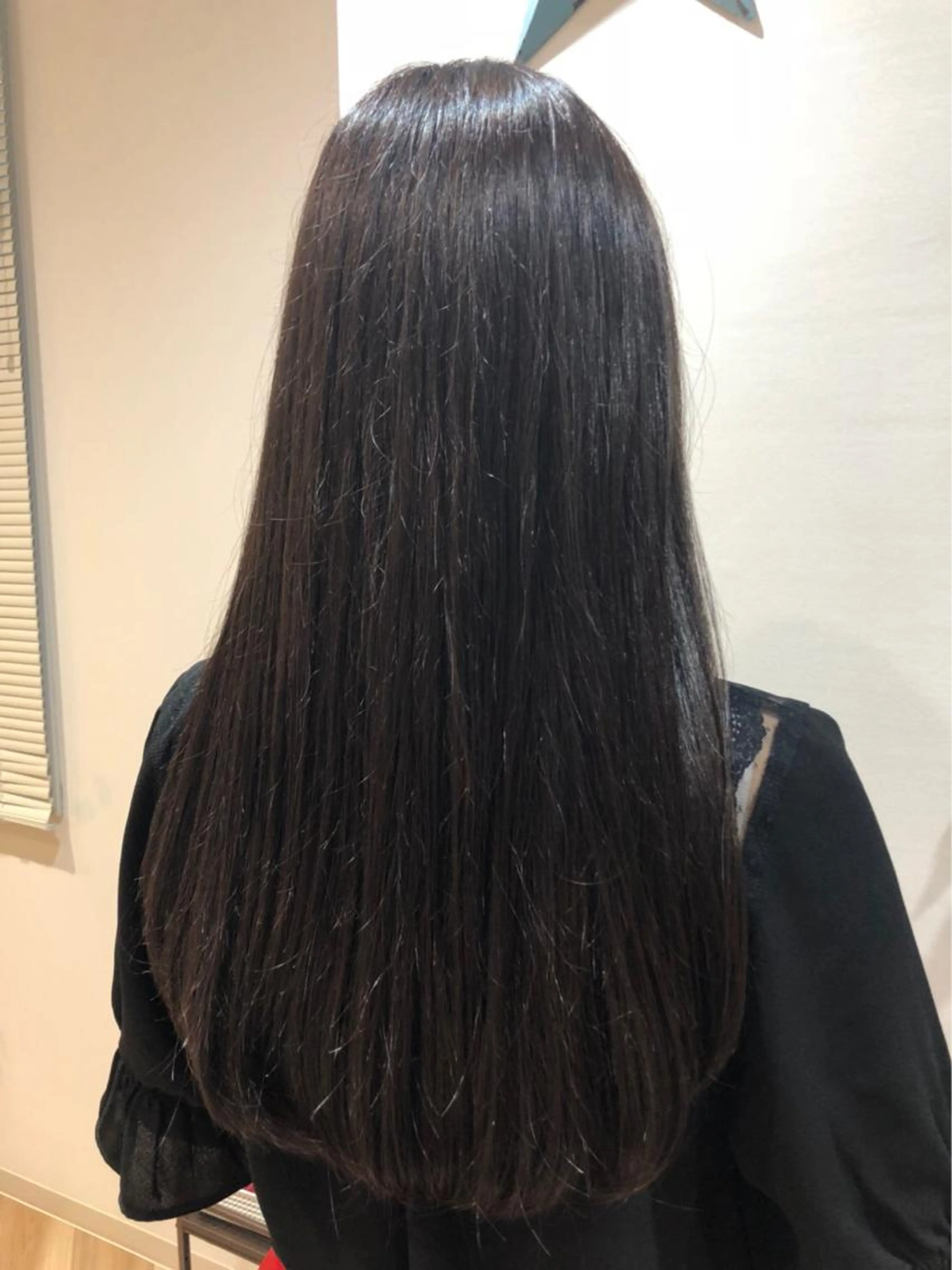 ☪️縮毛矯正コース《カット＋縮毛矯正＋トリートメント＋5分ヘッドスパ》の写真