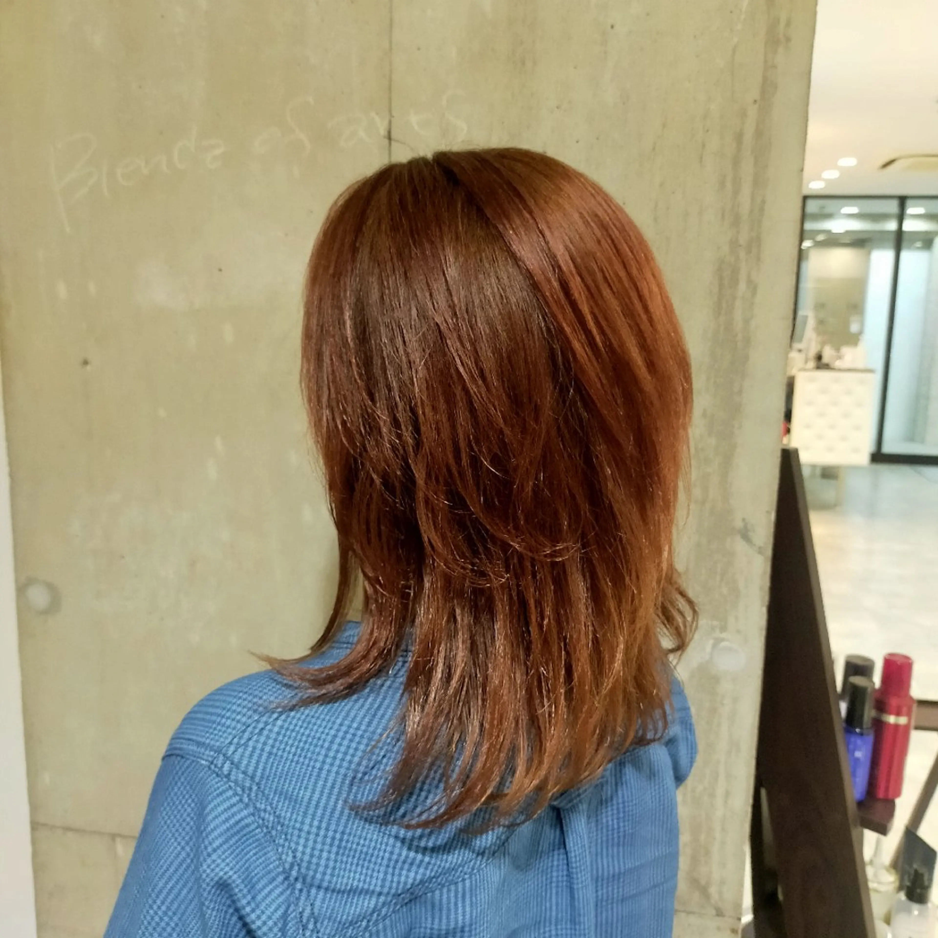 セミロング ハイレイヤー レイヤーカット 和佐 ももえのヘアスタイル