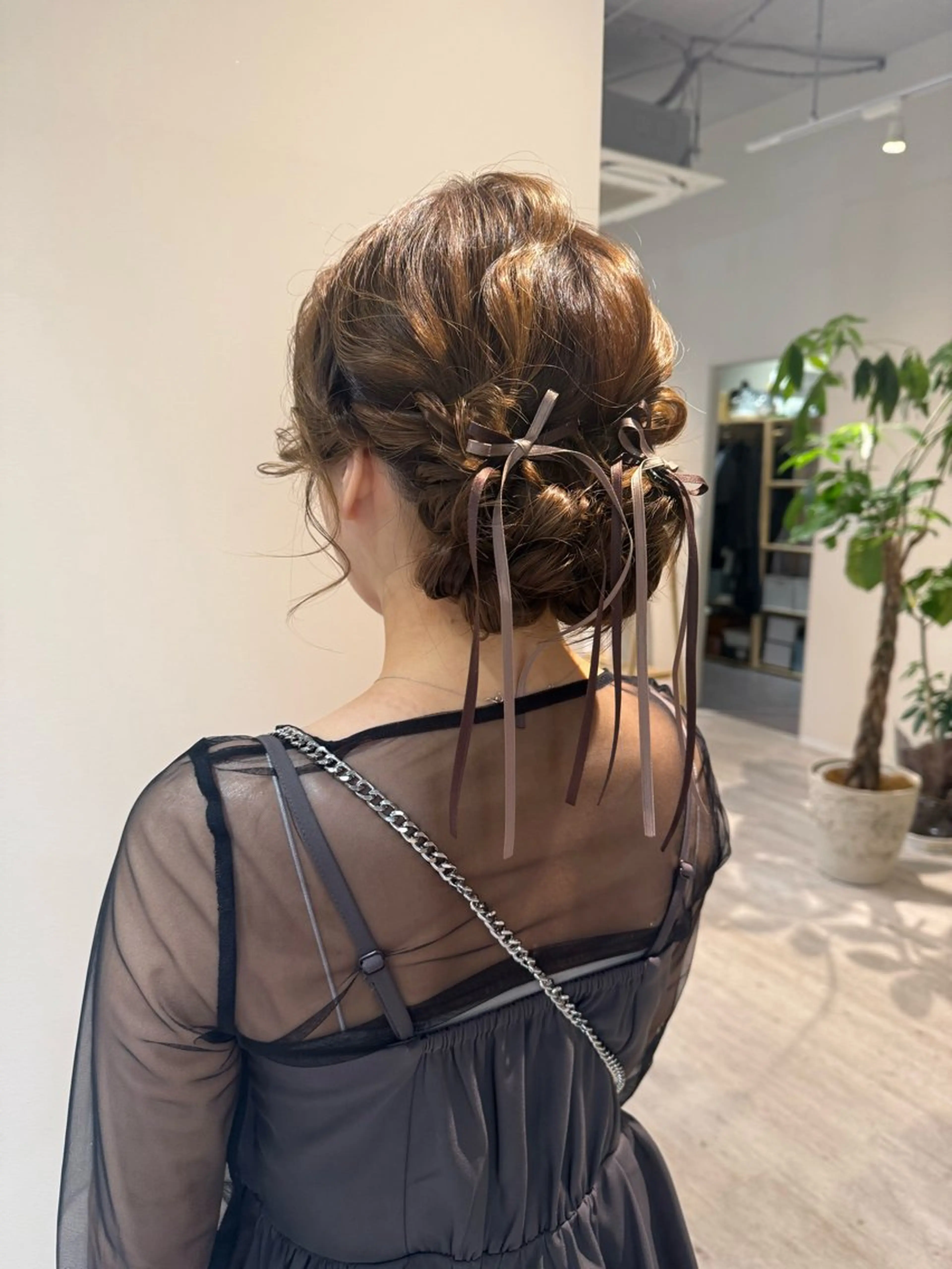 ロング ヘアアレンジ ヘアセット Connect Rumiのヘアスタイル