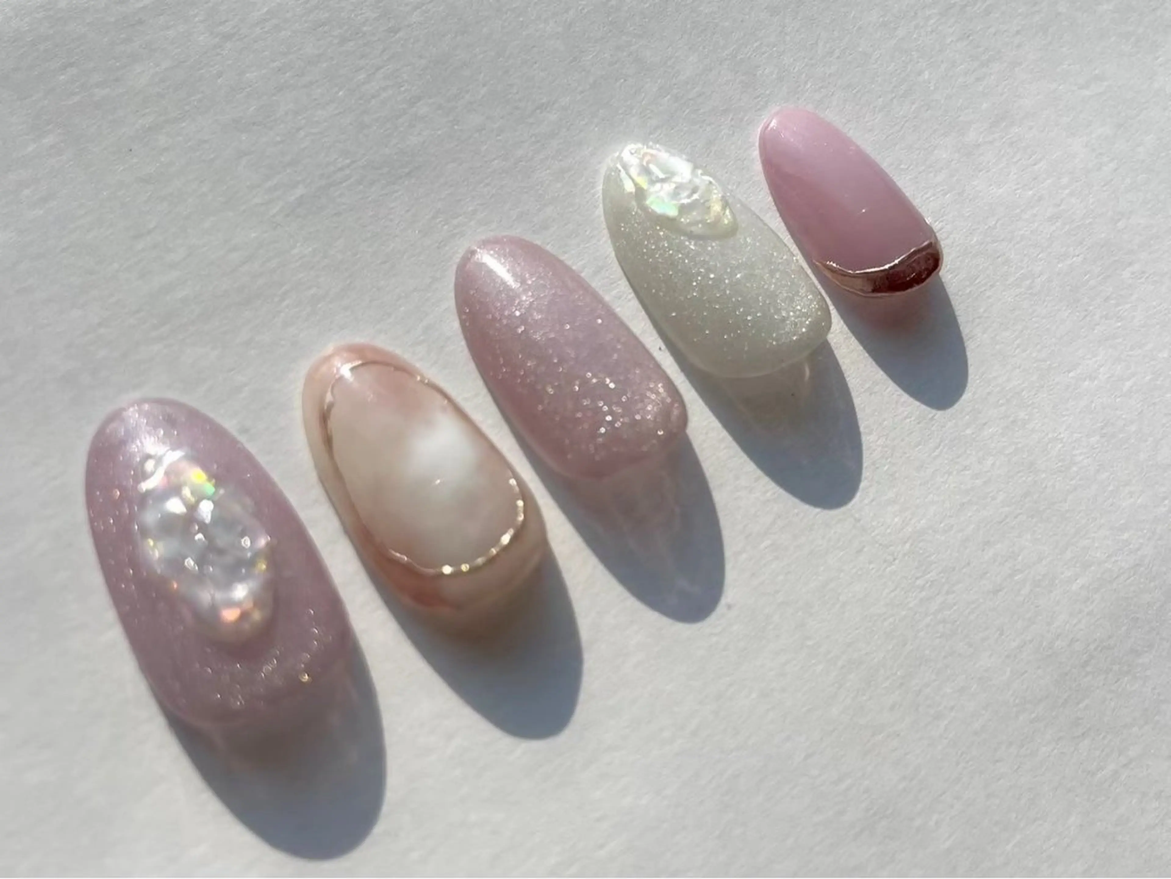 春におすすめ🌸自爪を削らないパラジェル使用✨️ジェルオフ込み✨️サンプルから選べる10本アートの写真