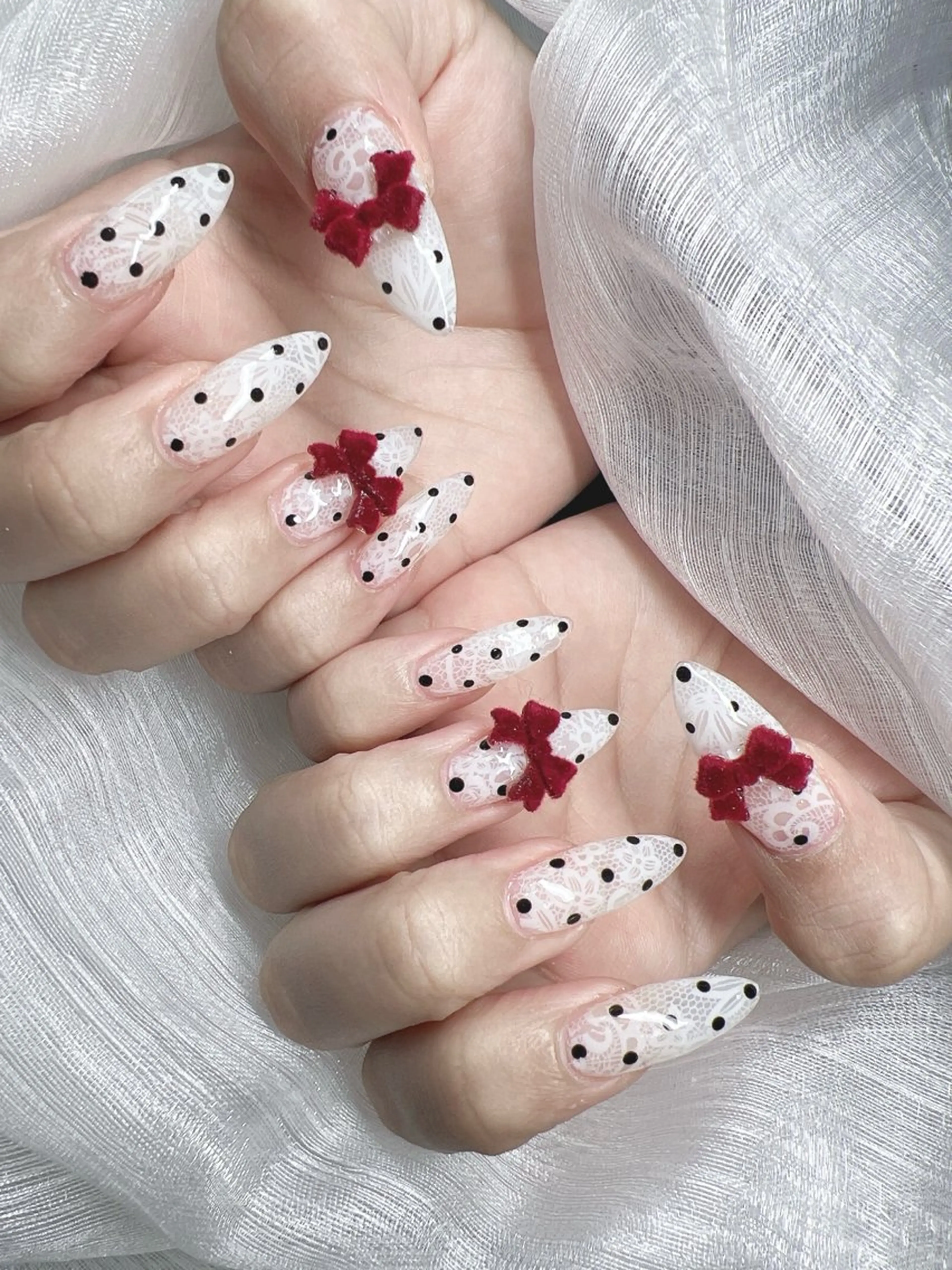 ネイル ハンドネイル Lee Nails チップ長さだし専門店のネイルデザイン