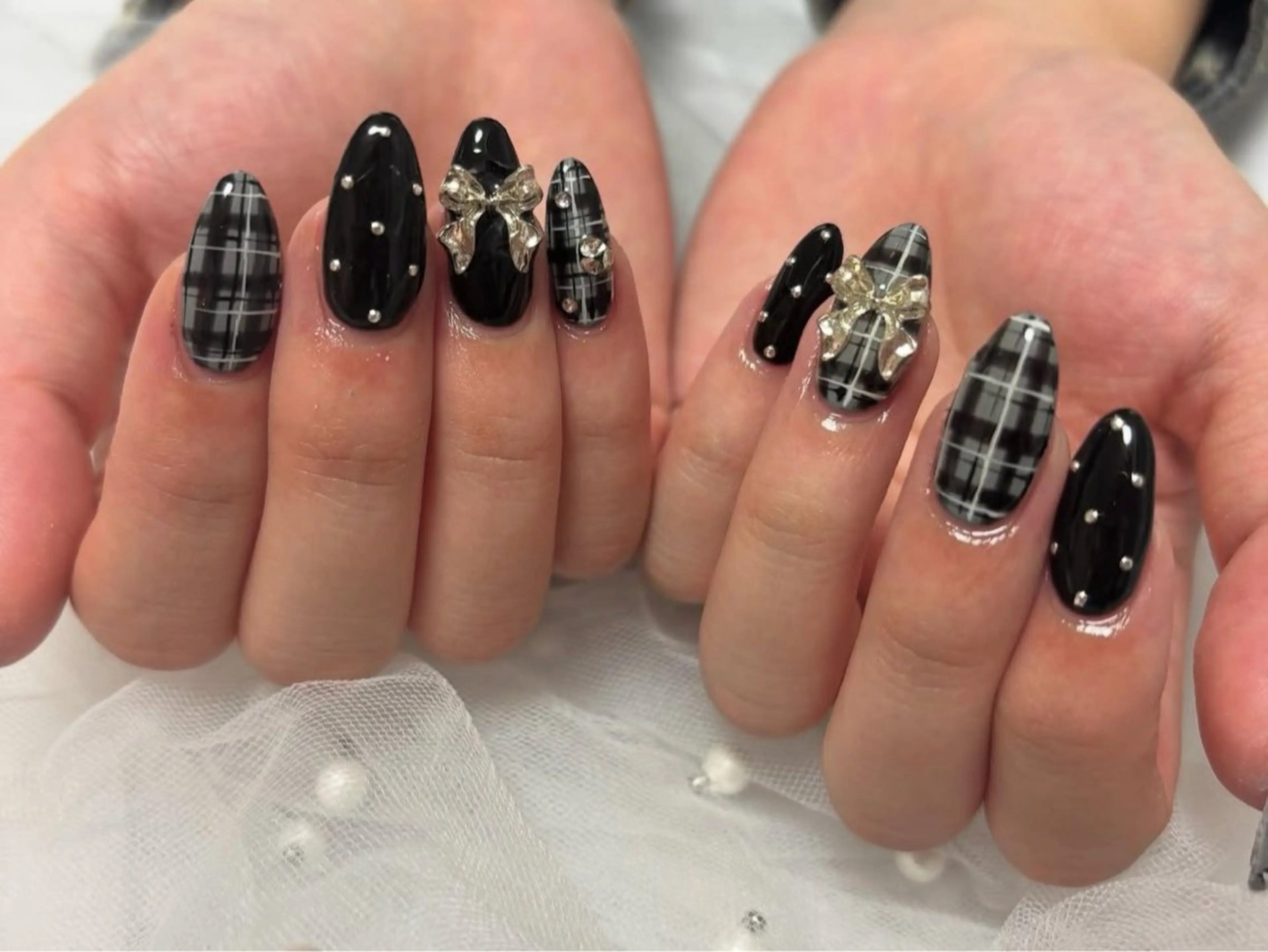 《初回オフ無料》人気💗持ち込みデザイン10本💗パーツ、シールつけ放題（美フォルム付き）の写真