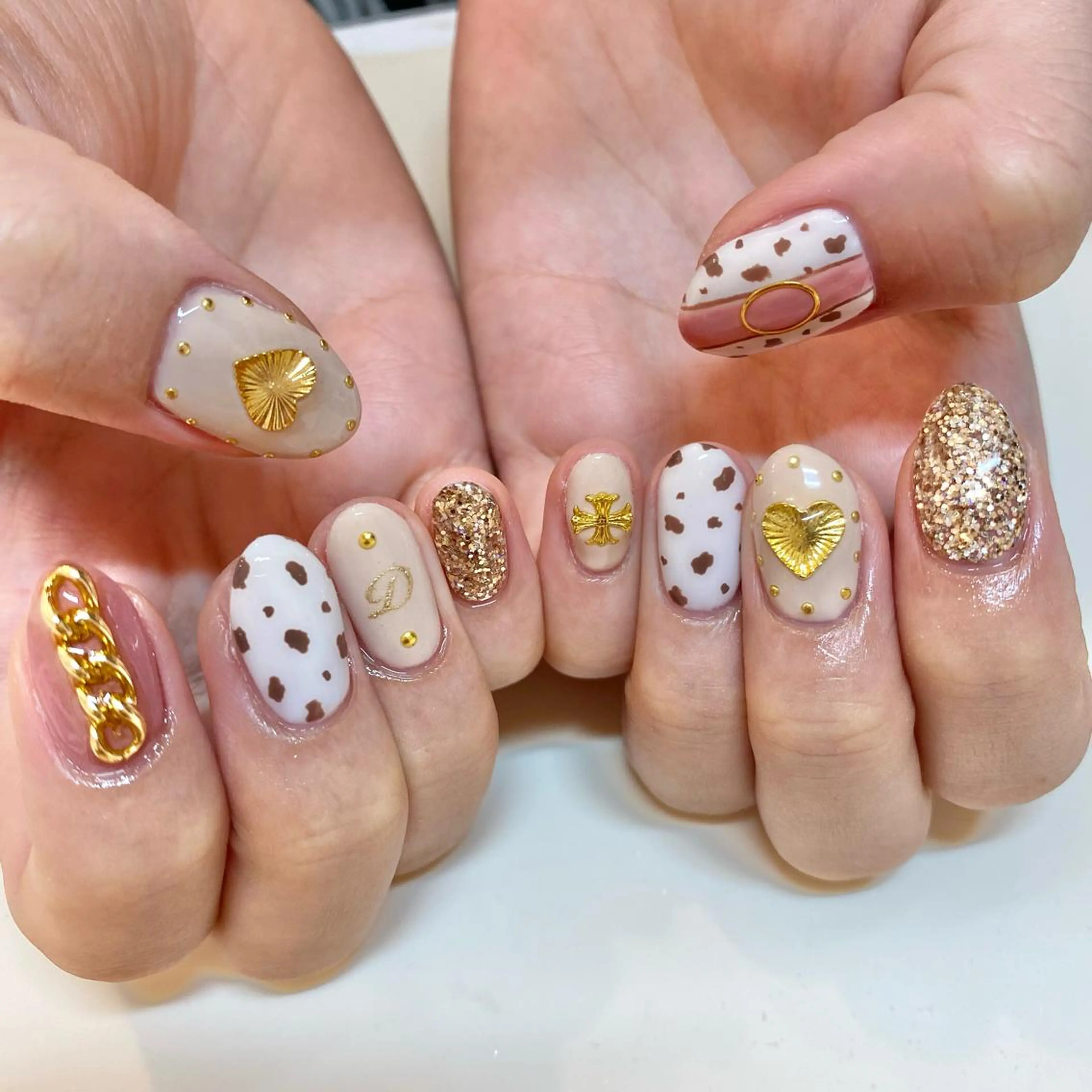 ネイル ハンドネイル 藤原 みゆのネイルデザイン