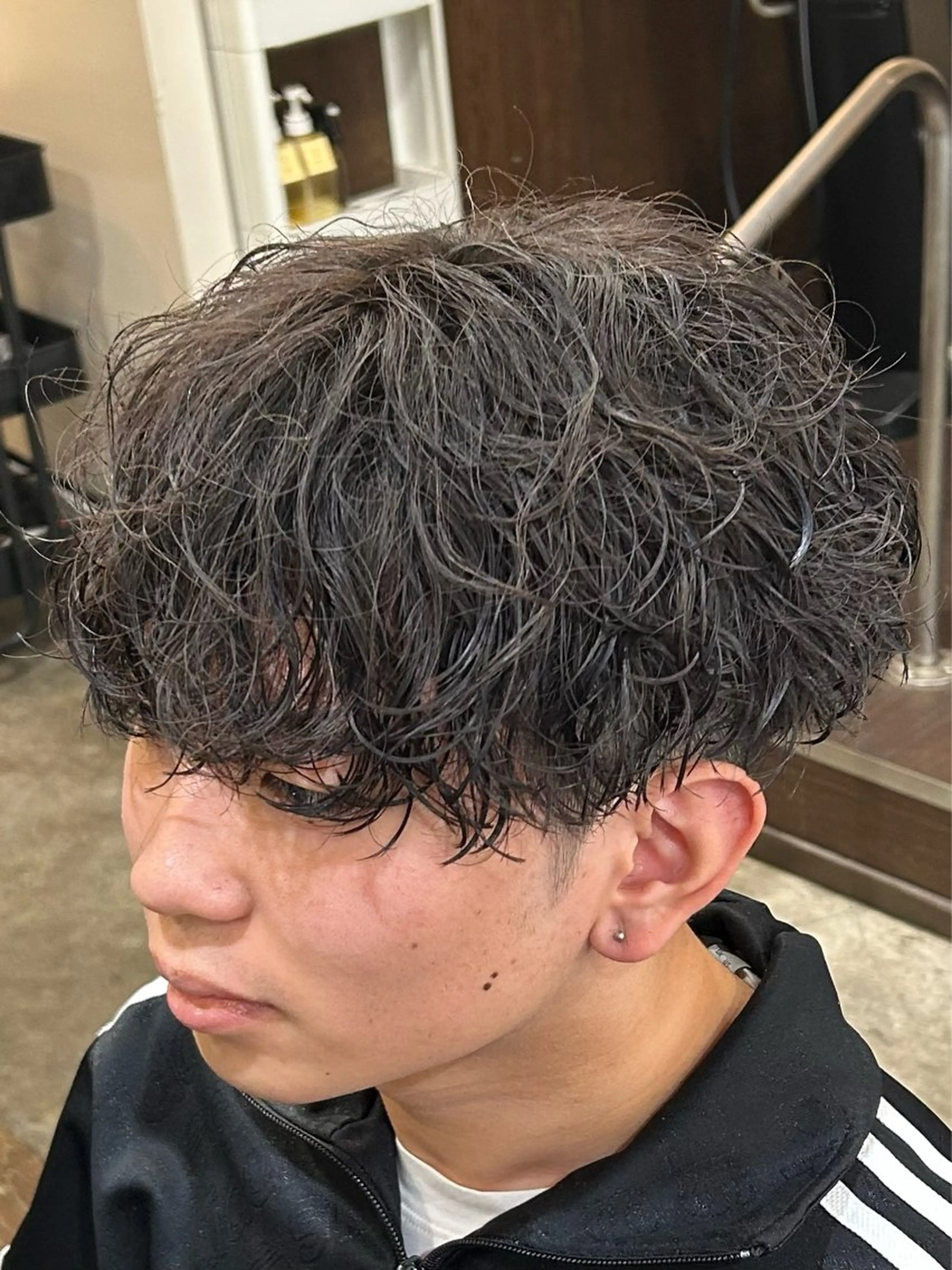 パーマ パーマ トリートメント ヘッドスパ 【メンズ特化】 韓国風／歩夢🔥のヘアスタイル
