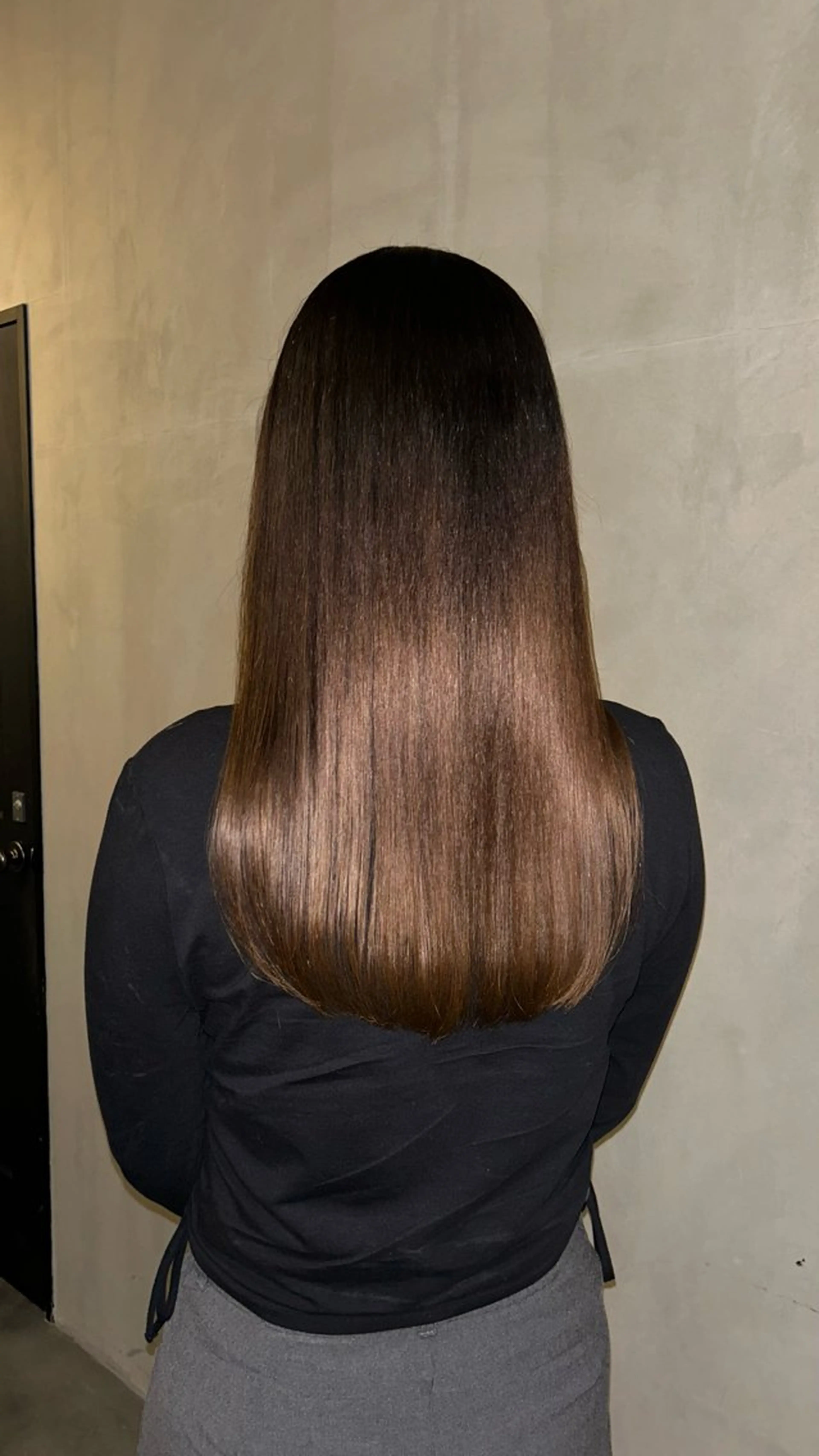 ロング 縮毛矯正 木曽 柚希のヘアスタイル