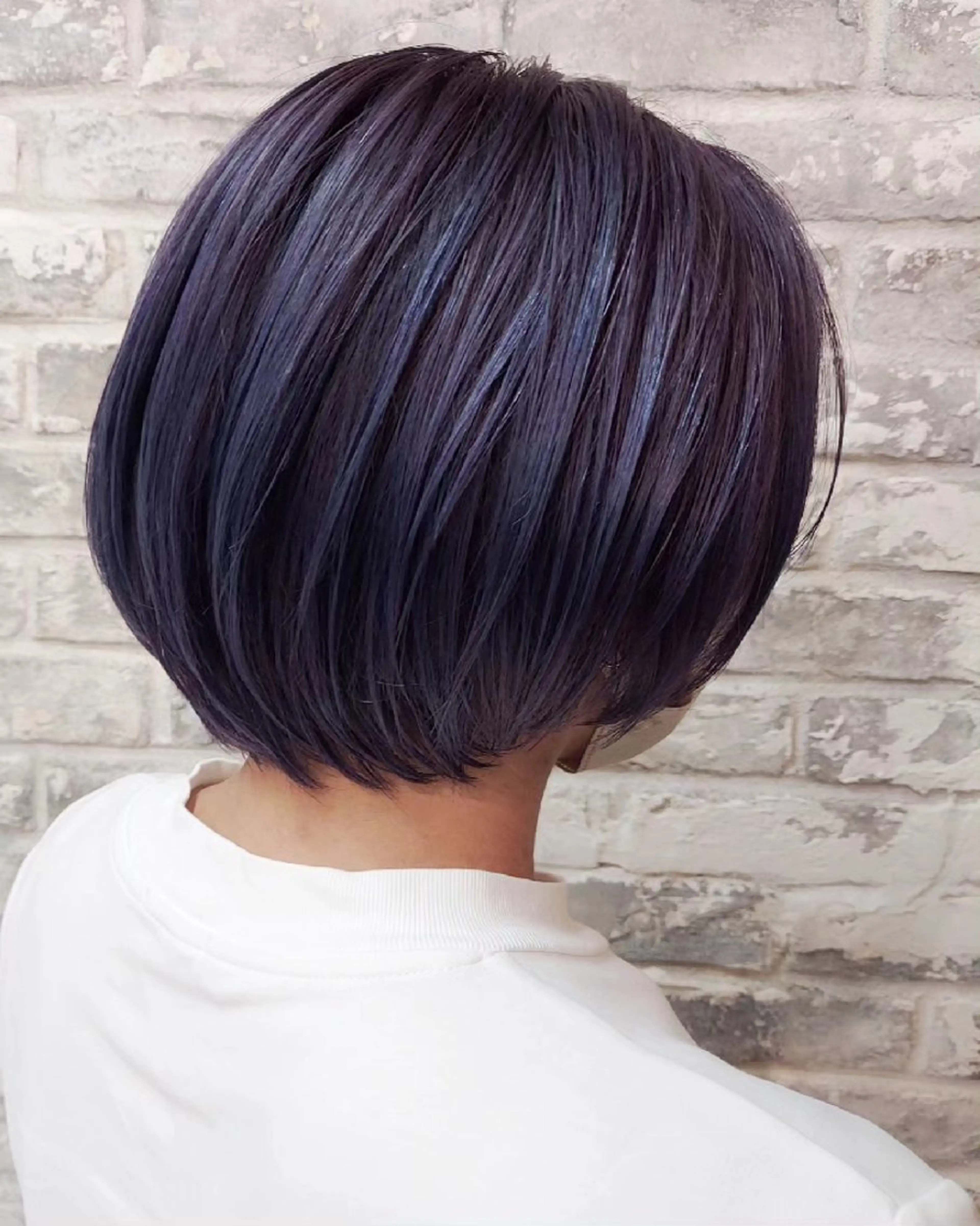 ショート カラー ブルーカラー ブルーバイオレット バイオレットカラー ヘアカラー トリートメント ブリーチ・ハイトーン 特化🎉内山のヘアスタイル
