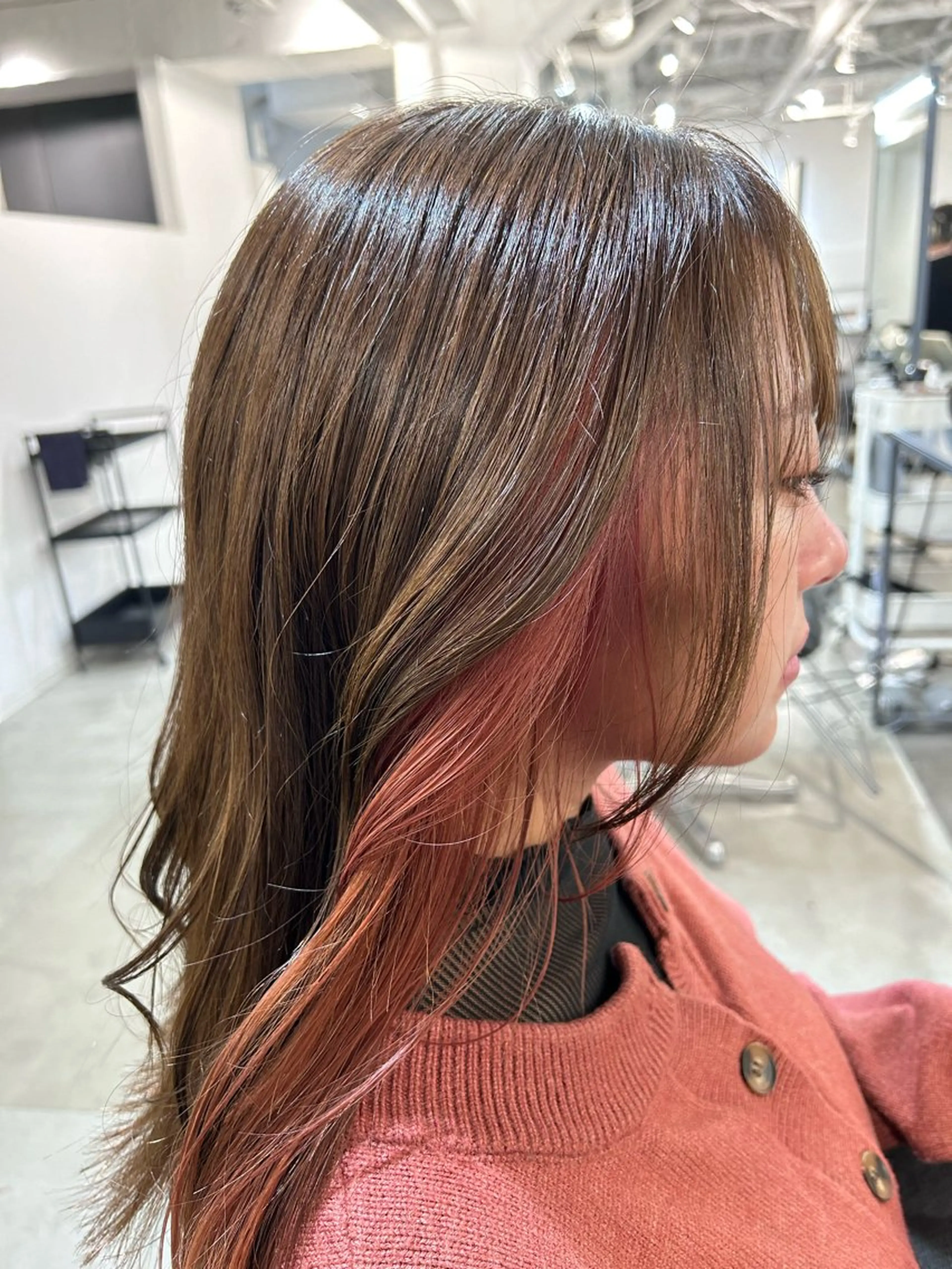 ロング カラー 切りっぱなしBOB 職人💜Anzuのヘアスタイル