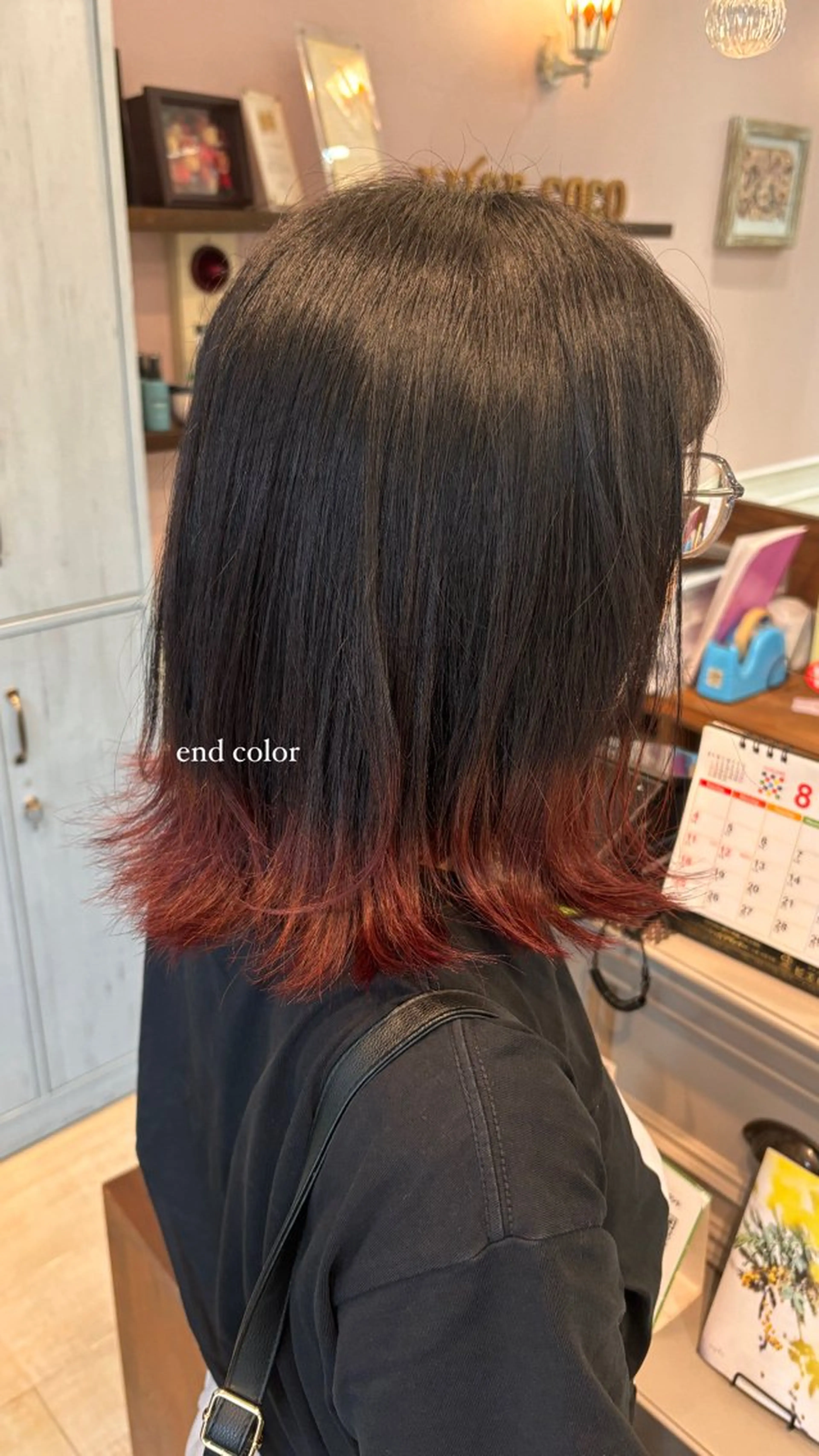 カラー 🌱なゆみ🌱透明感 /ナチュラル/高宮のヘアスタイル