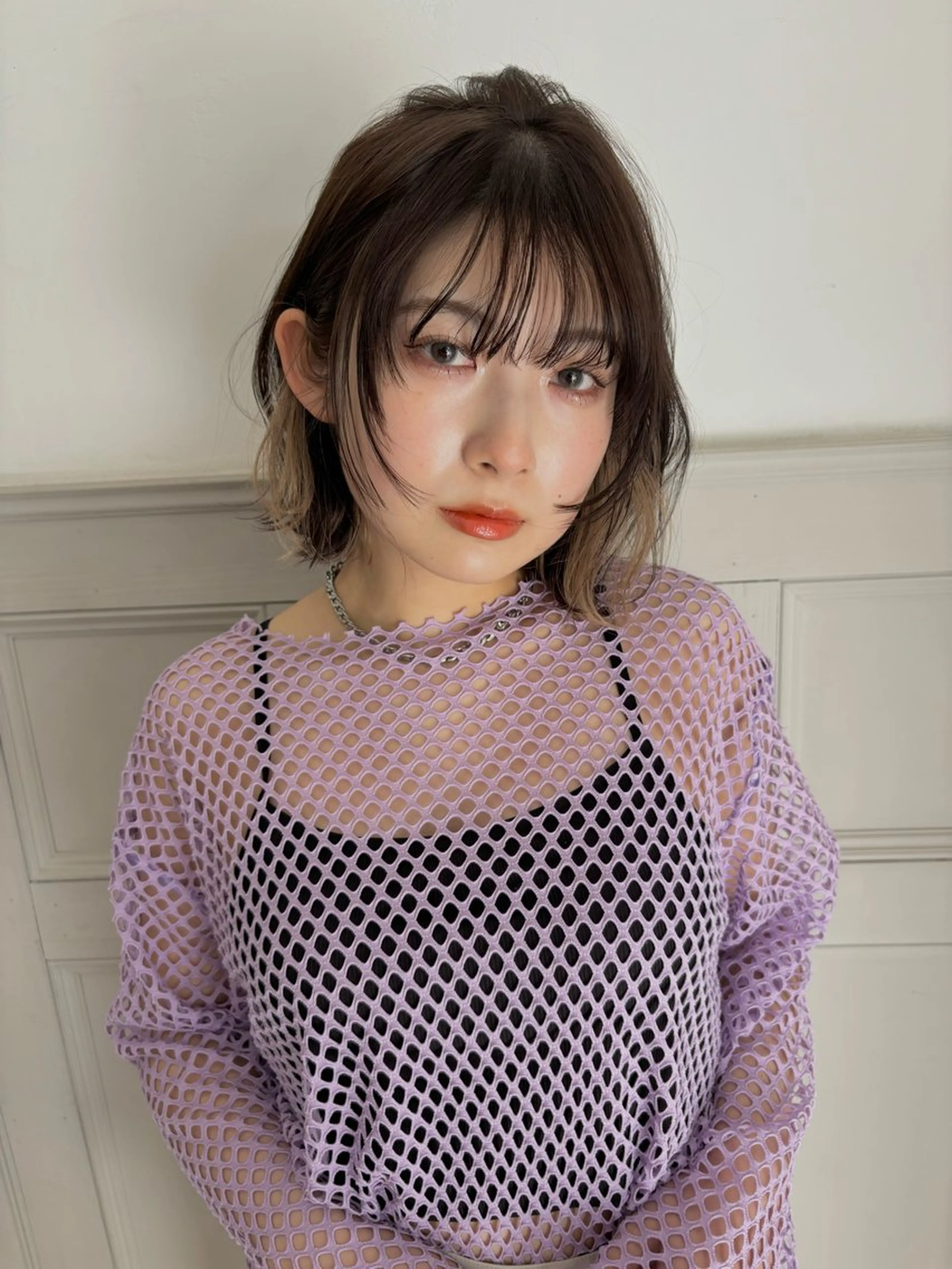 ショート 透明感ハイライト◎ 伊藤夏海のヘアスタイル