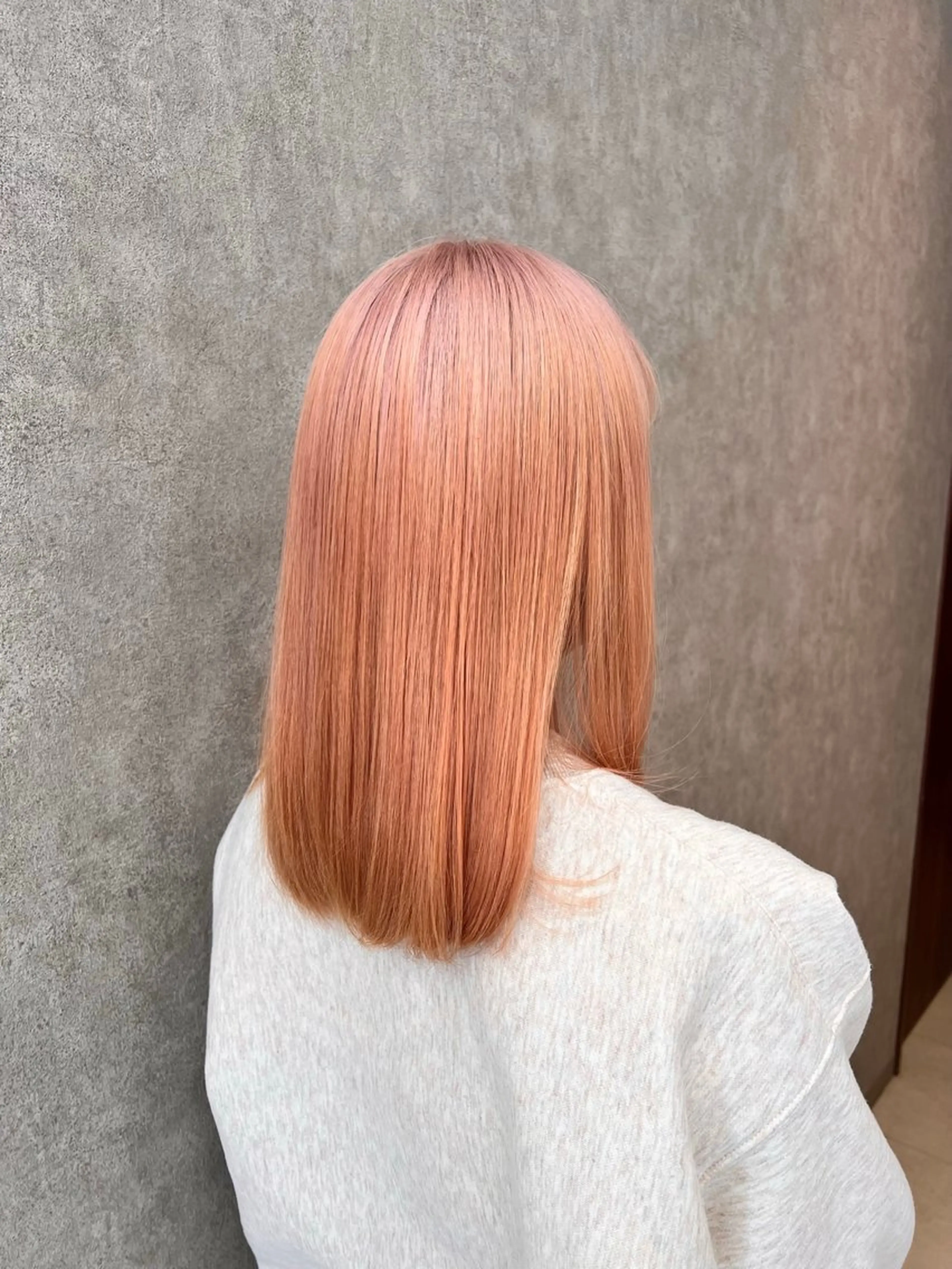 カラー ベージュカラー ピンクカラー ピンクベージュ ヘアカラー カワクボ ハルキのヘアスタイル